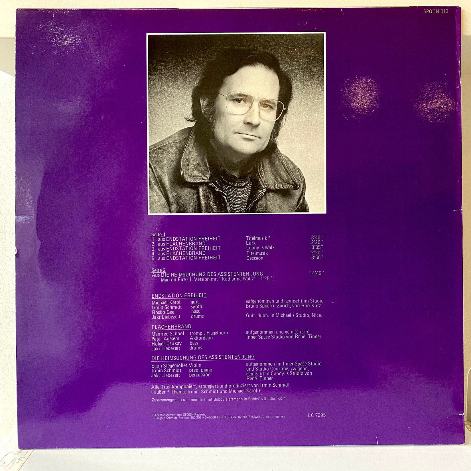 [Nick's Disk Pics] Schmidt, Irmin: Filmmusik nr.2 (1982, Germany, EX) [SPOON]