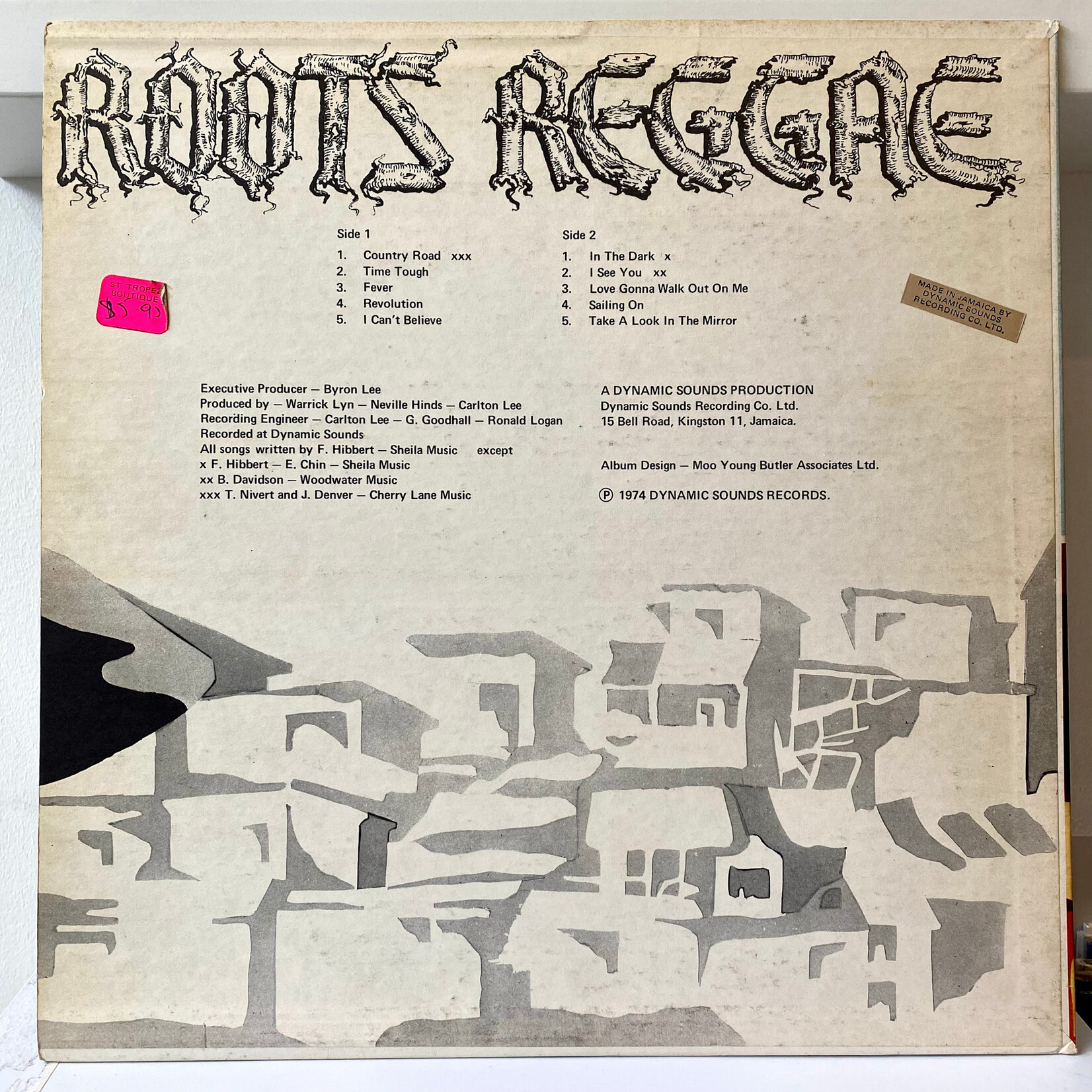 [Nick's Disk Pics] Toots & The Maytals: Roots Reggae (1974, Jamaica, VG+)[DYNAMIC SOUNDS]