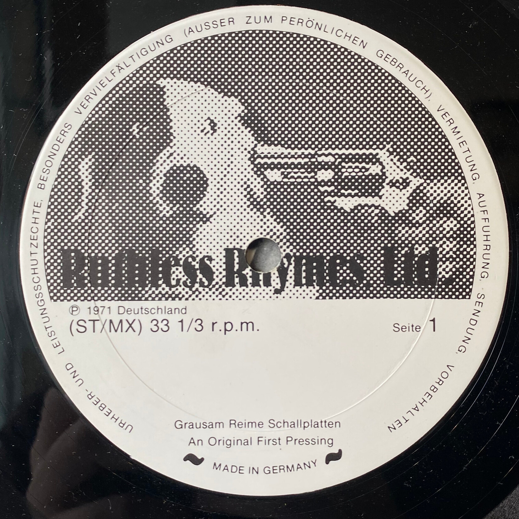 [Nick's Disk Pics] Pop, Iggy: Suck On This (1950's, Germany, VG+) [RUTHLESS RHYMES]