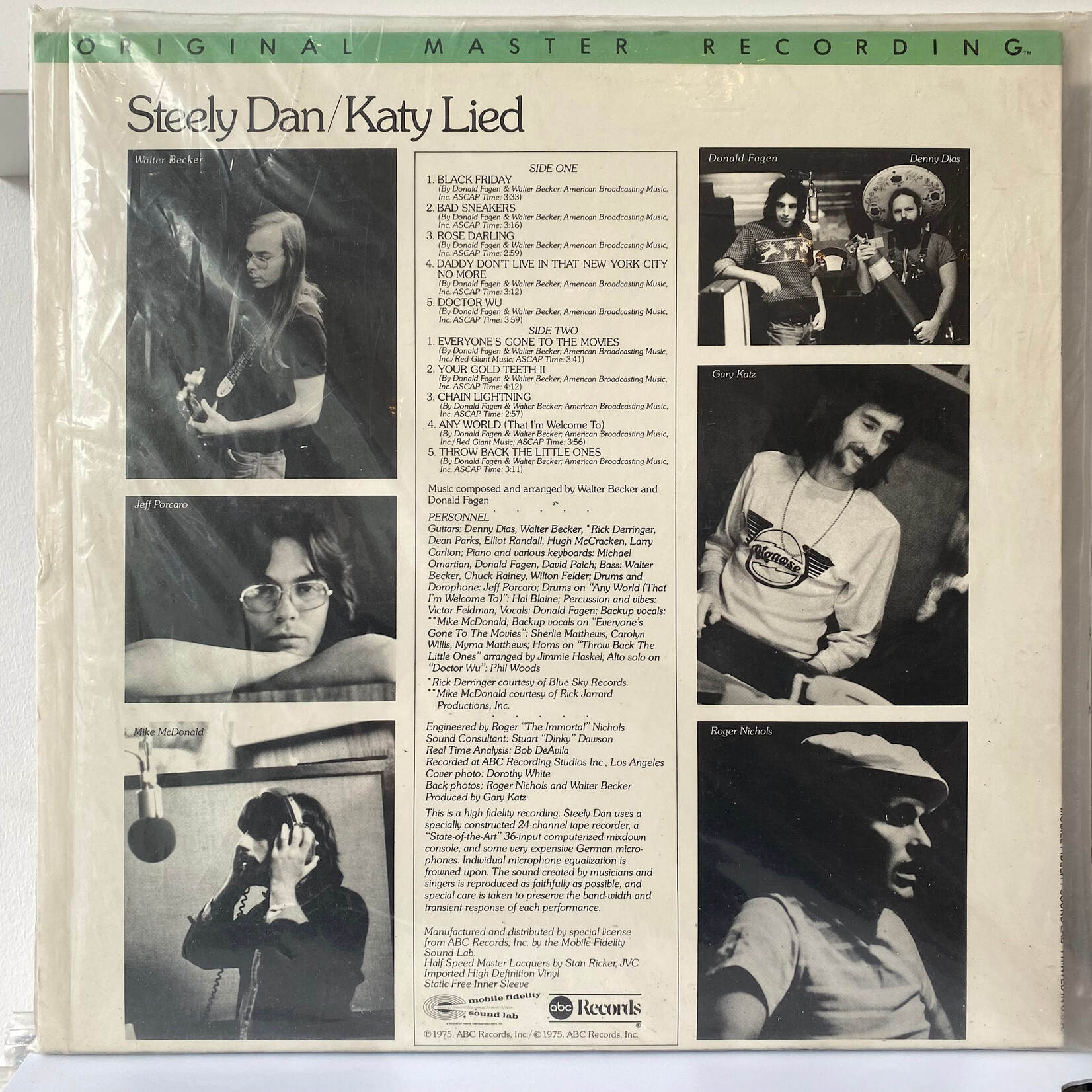 [Nick's Disk Pics] Steely Dan: Katy Lied (1978, USA, Audiophile, Sealed) [MOBILE FIDELITY]