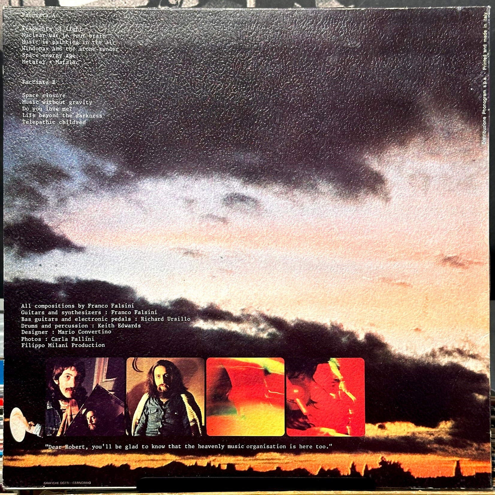 [Nick's Disk Pics] Sensations' Fix: Fragment of Light (1974, Italy, VG+) [POLYDOR]