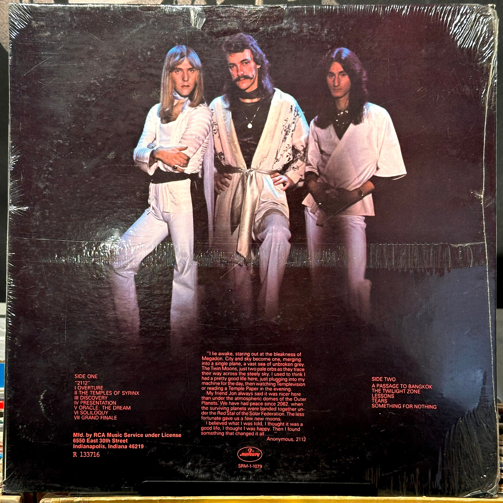 [Nick's Disk Pics] Rush: 2112 (1976, USA, Sealed) [MERCURY]