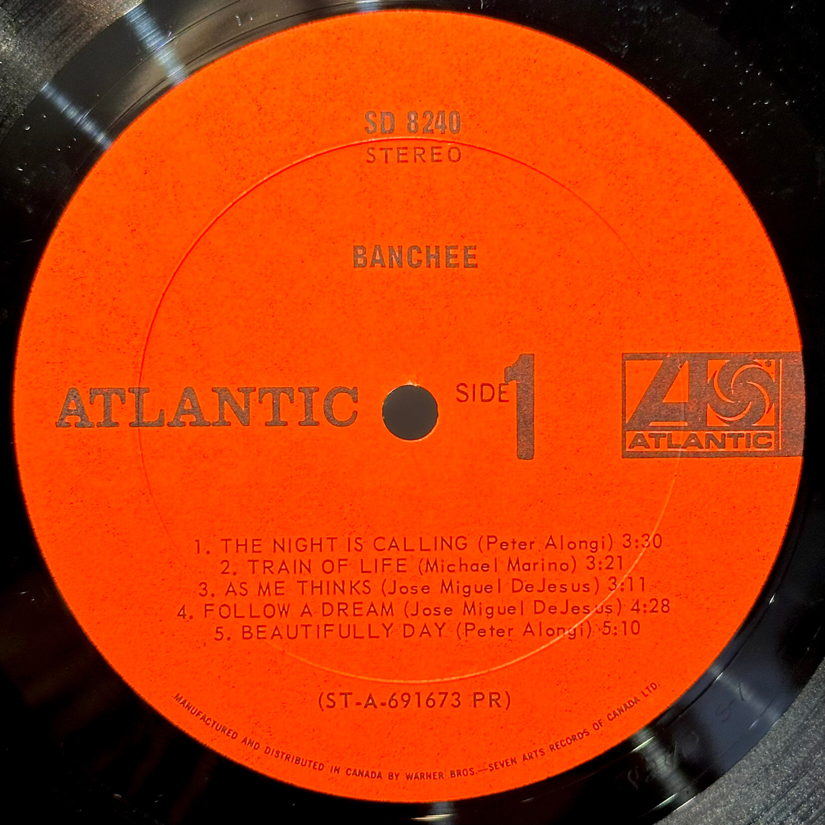 [Nick's Disk Pics] Banchee: self-titled (1969, Canada, VG+) [ATLANTIC]