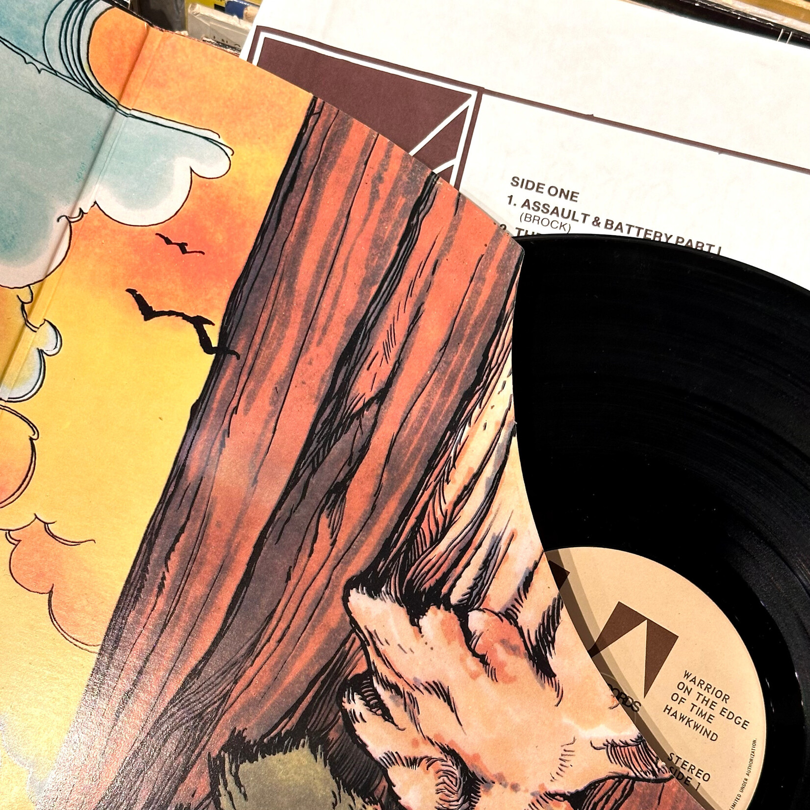 [Nick's Disk Pics] Hawkwind: Warrior on the Edge of Time (1975, Canada, VG+) [UNITED ARTISTS]