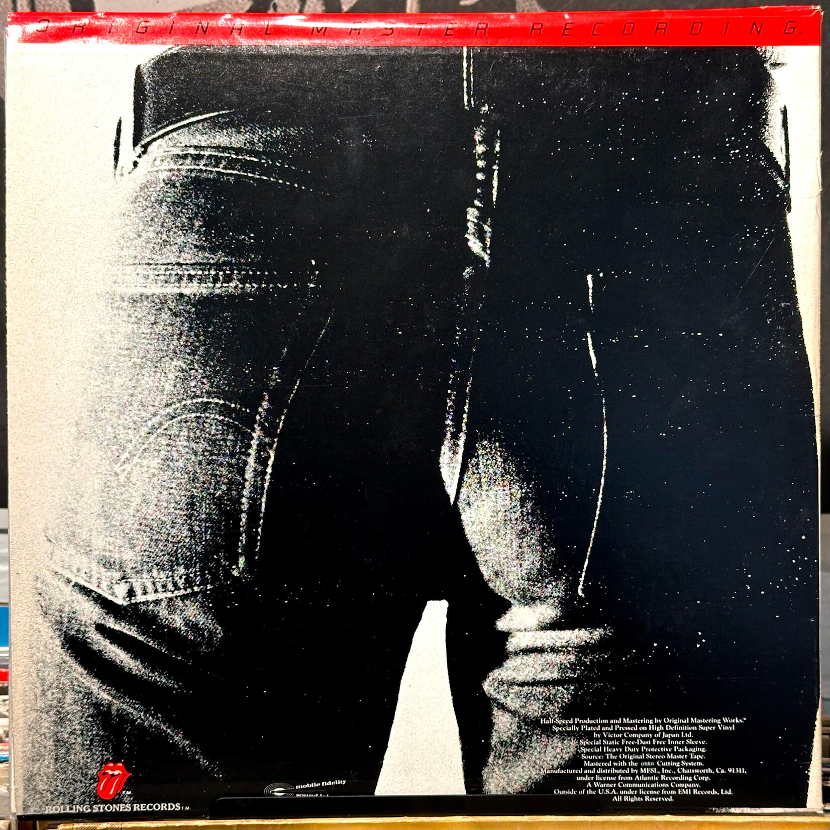 [Nick's Disk Pics] Rolling Stones: Sticky Fingers (1981, USA, Audiophile, Ex) [MASTER RECORDING]