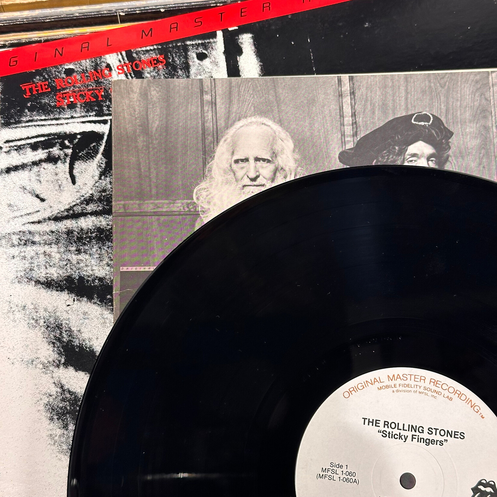 [Nick's Disk Pics] Rolling Stones: Sticky Fingers (1981, USA, Audiophile, Ex) [MASTER RECORDING]