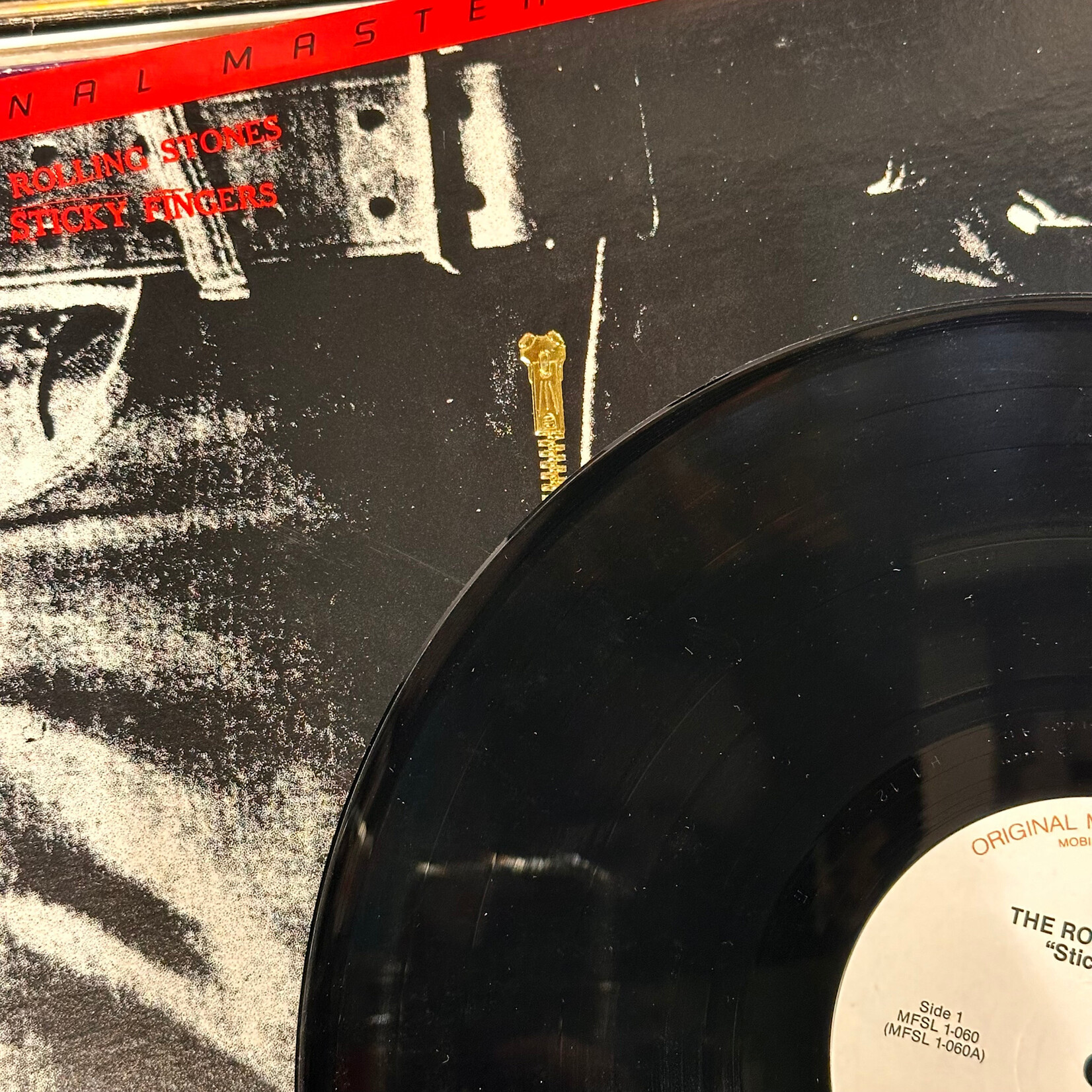 [Nick's Disk Pics] Rolling Stones: Sticky Fingers (1981, USA, Audiophile, Ex) [MASTER RECORDING]