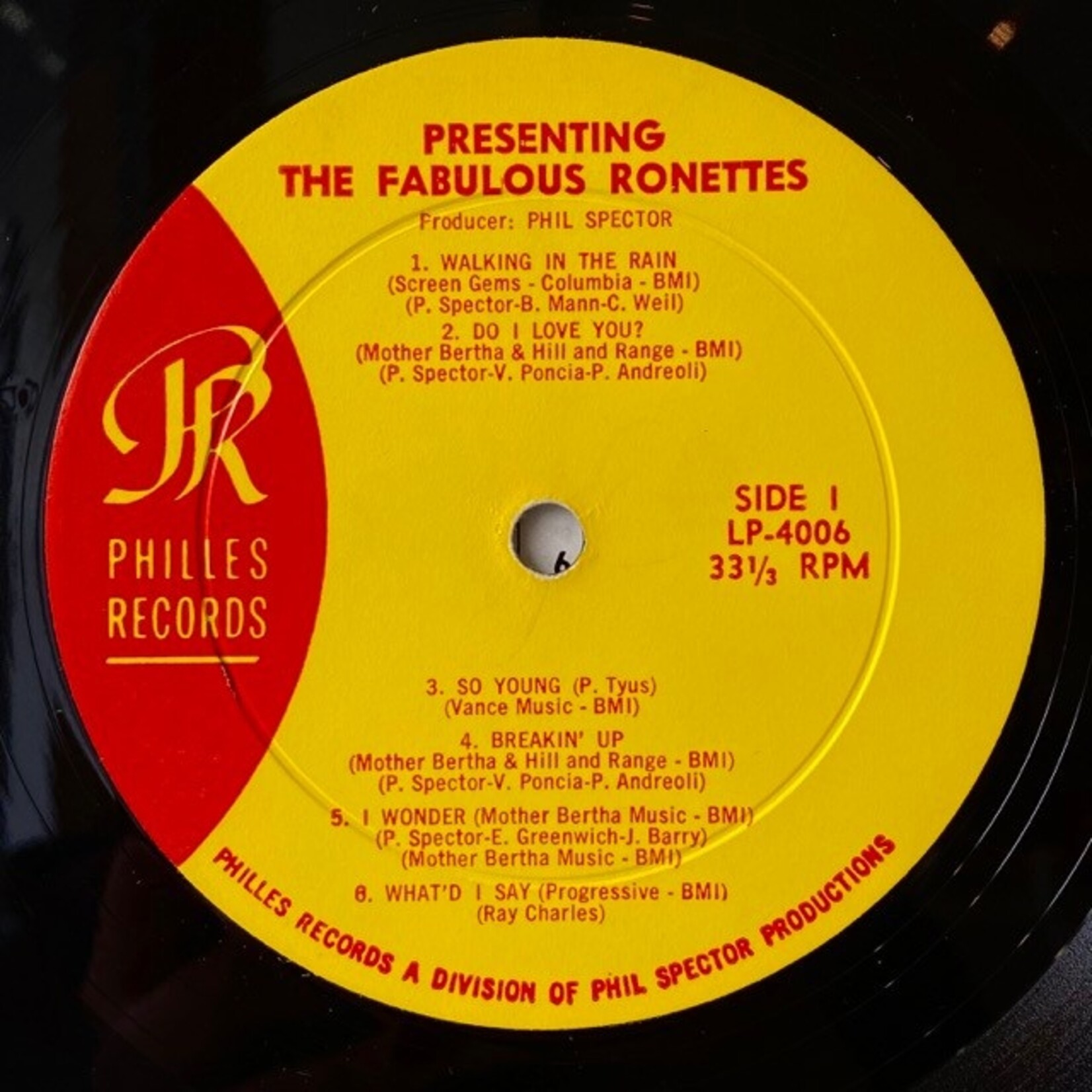 [Nick's Disk Pics] Ronettes: Presenting The Fabulous... (1964, USA, VG) [PHILLES]