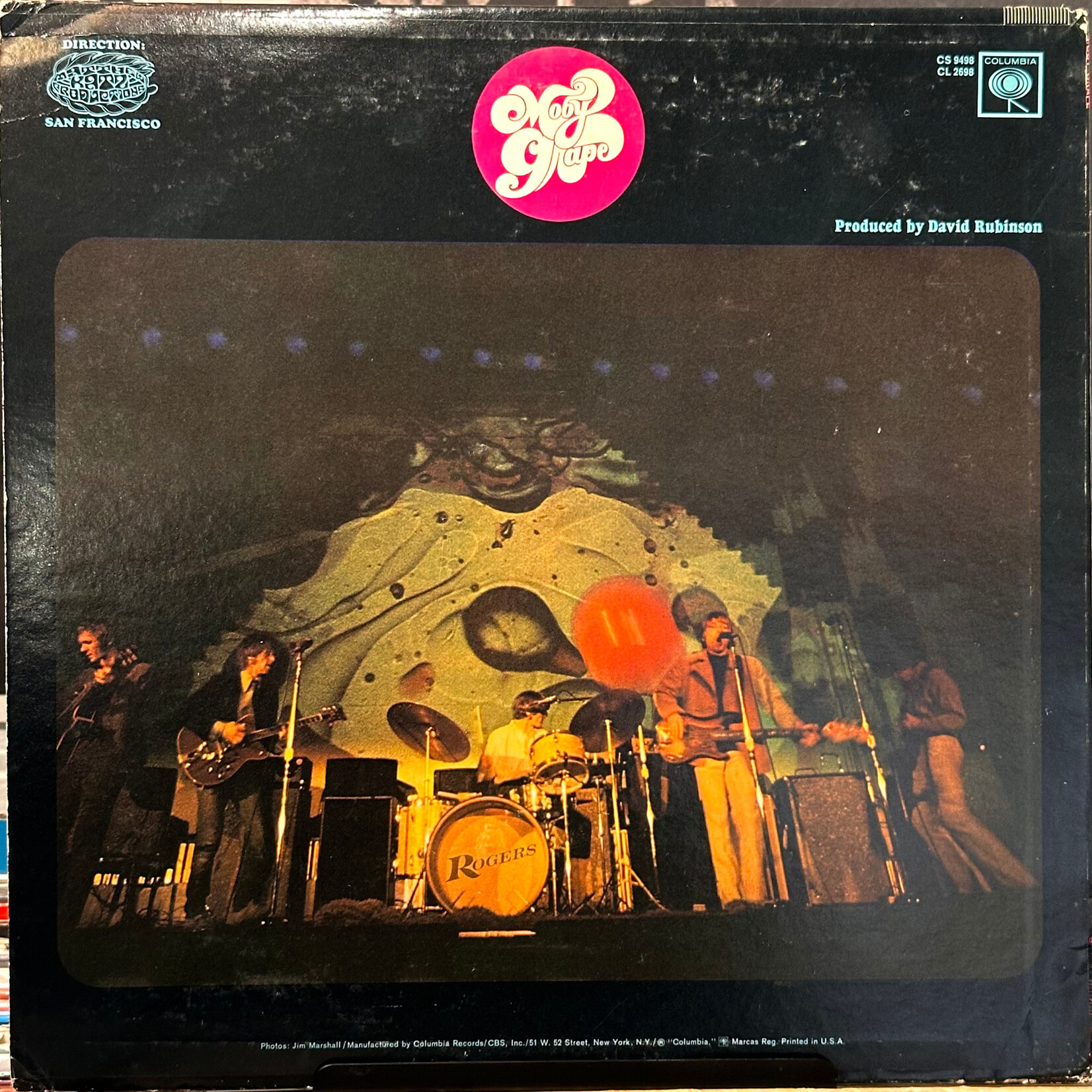 [Nick's Disk Pics] Moby Grape: self-titled (Uncensored Cover) (1967, USA, VG+) [COLUMBIA]