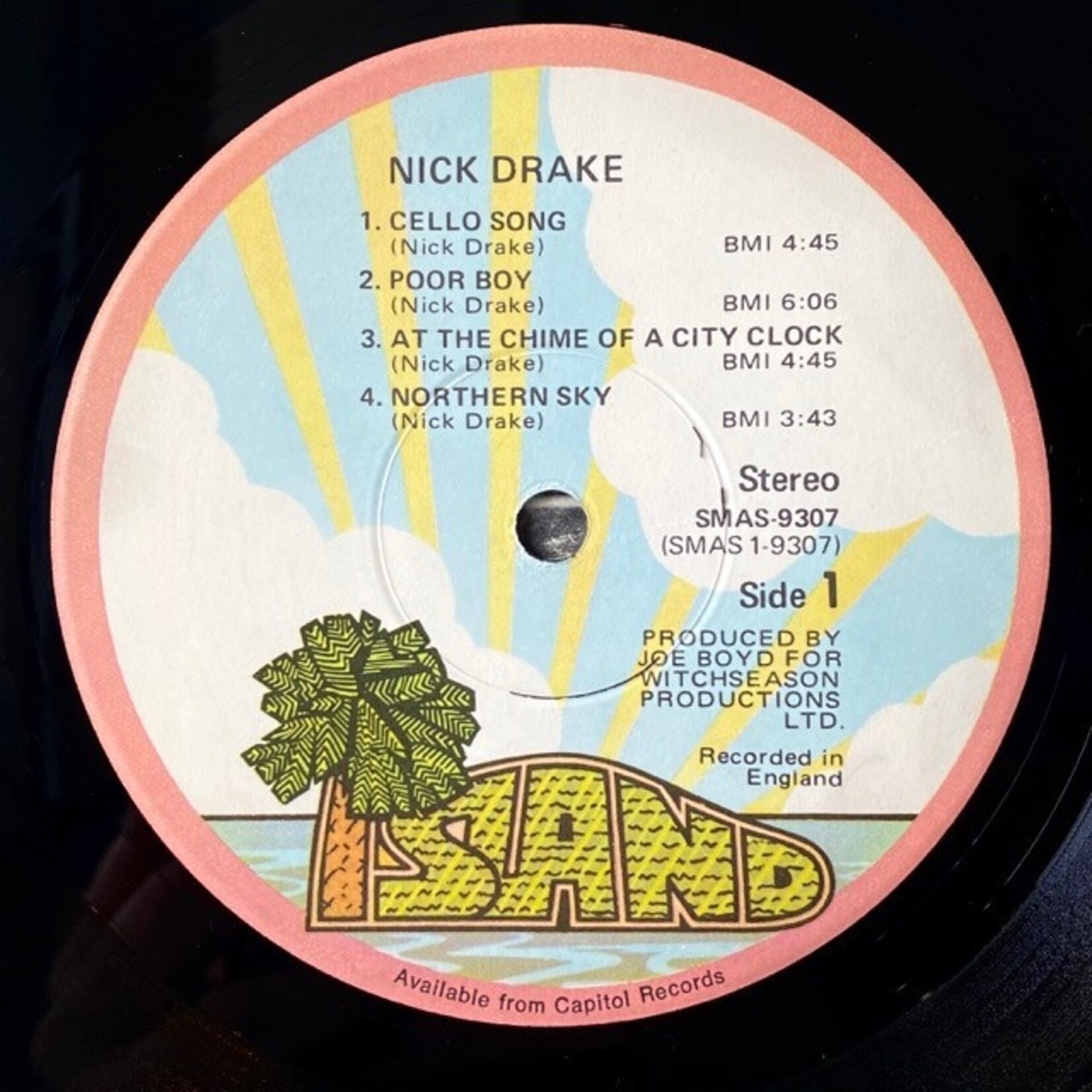 [Nick's Disk Pics] Drake, Nick: self-titled (1971, USA, VG+) [ISLAND]