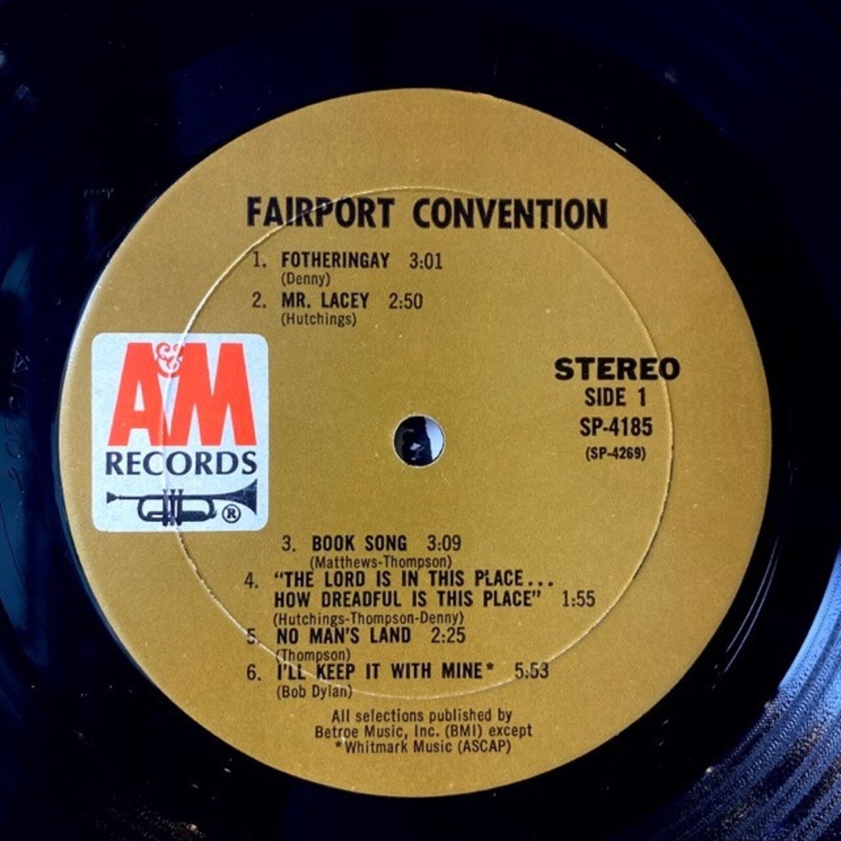 [Nick's Disk Pics] Fairport Convention: self-titled (1969, USA, VG+)[AM]