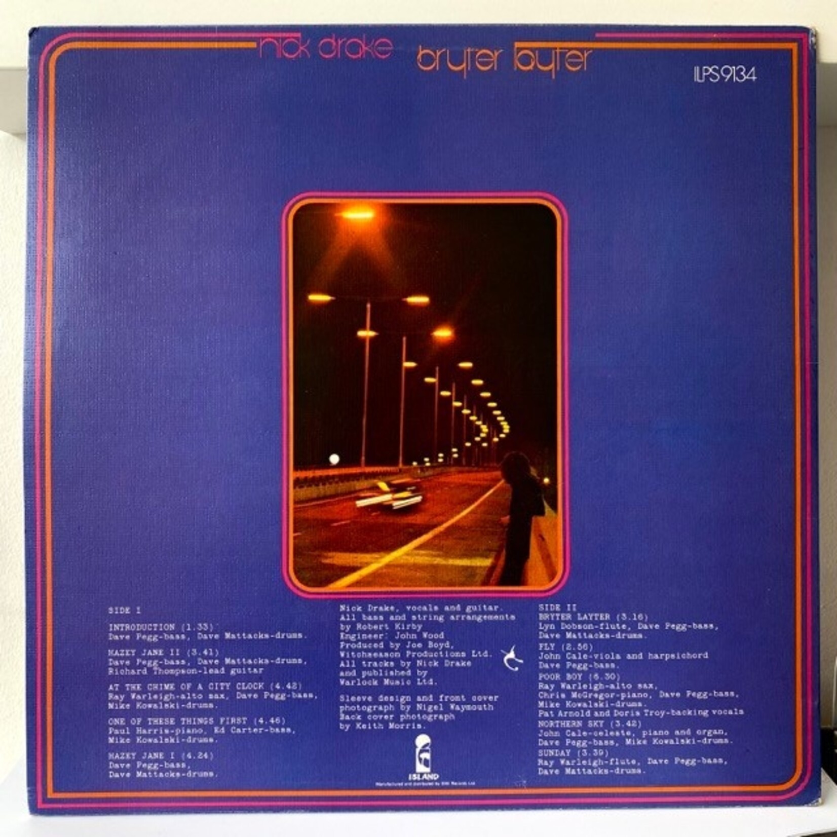 [Nick's Disk Pics] Drake, Nick: Bryter Layter (1978, UK, VG+) [ISLAND]