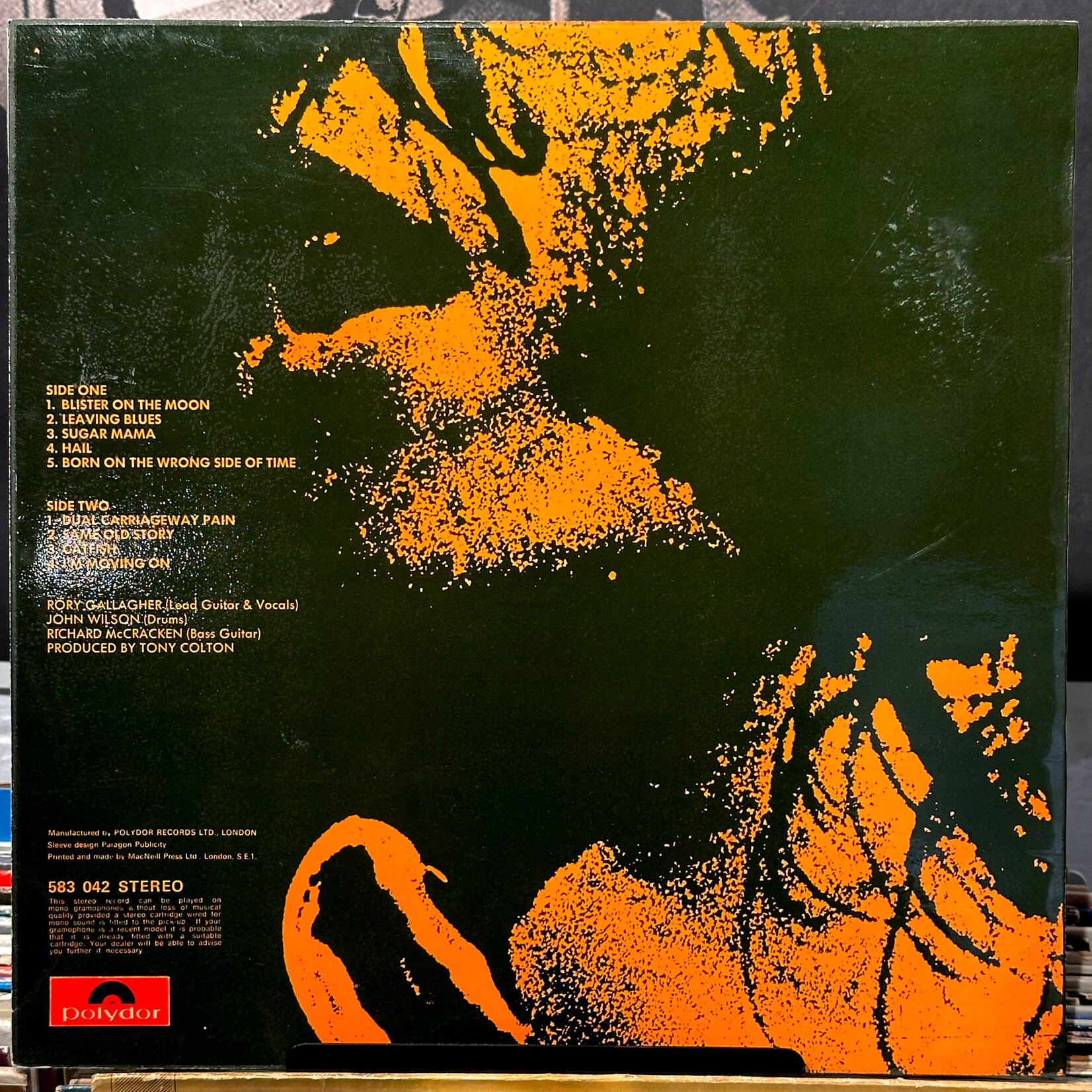 [Nick's Disk Pics] Taste (Rory Gallagher): self-titled (1969, UK, VG+) [POLYDOR]