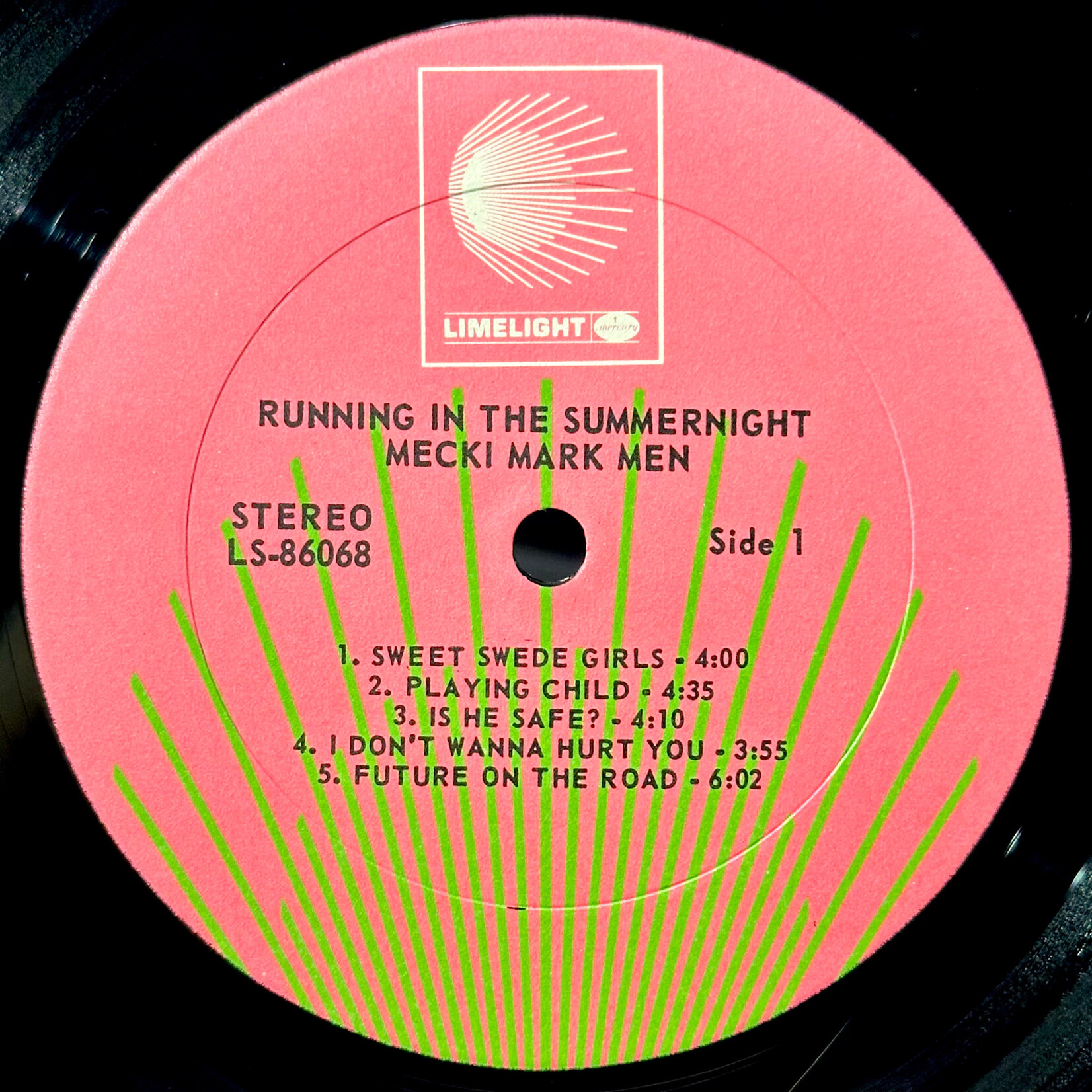 [Nick's Disk Pics] Mecki Mark Men: Running In The SummerNight (1969, USA, VG+) [LIMELIGHT]