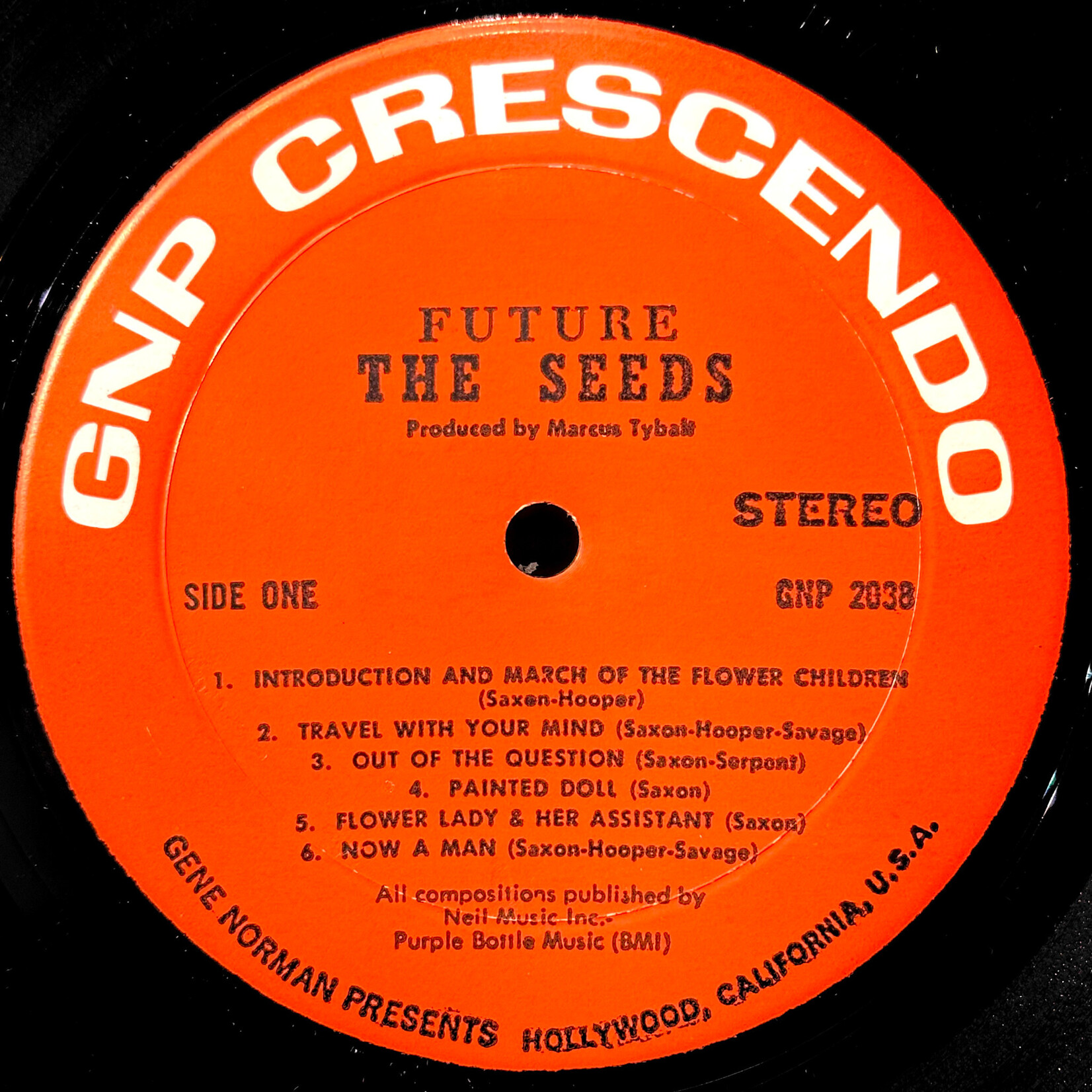 [Nick's Disk Pics] Seeds: Future (1967, USA, w/ Insert, VG+)[CRESCENDO]