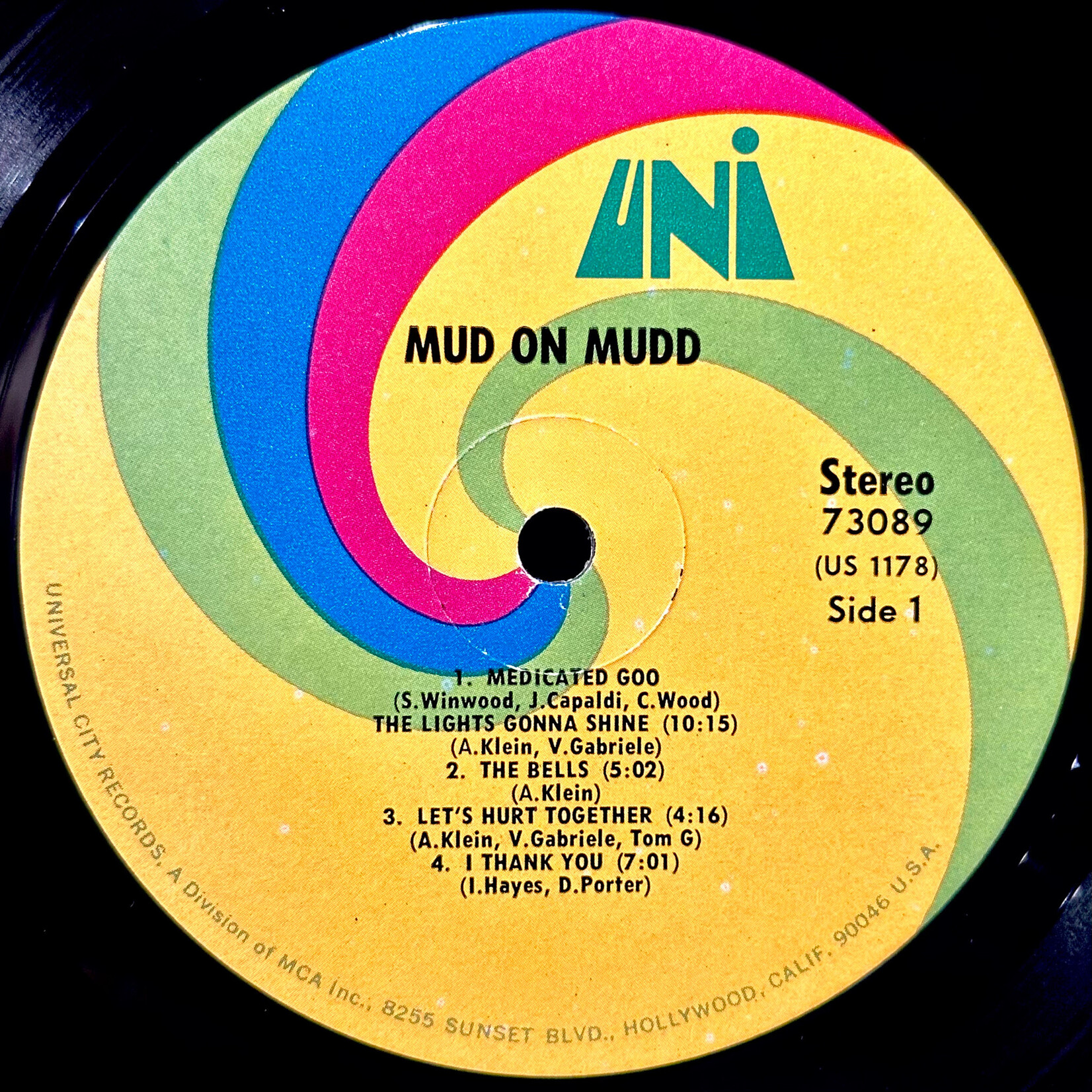 [Nick's Disk Pics] Mud: Mud on Mudd (1970, USA, VG+) [UNI]