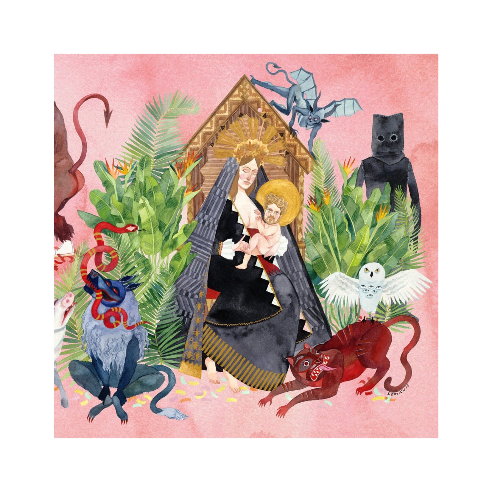 [New Vinyl] Father John Misty: I Love You, Honeybear (LOSER edition-pearlescent red vinyl) [SUB POP]