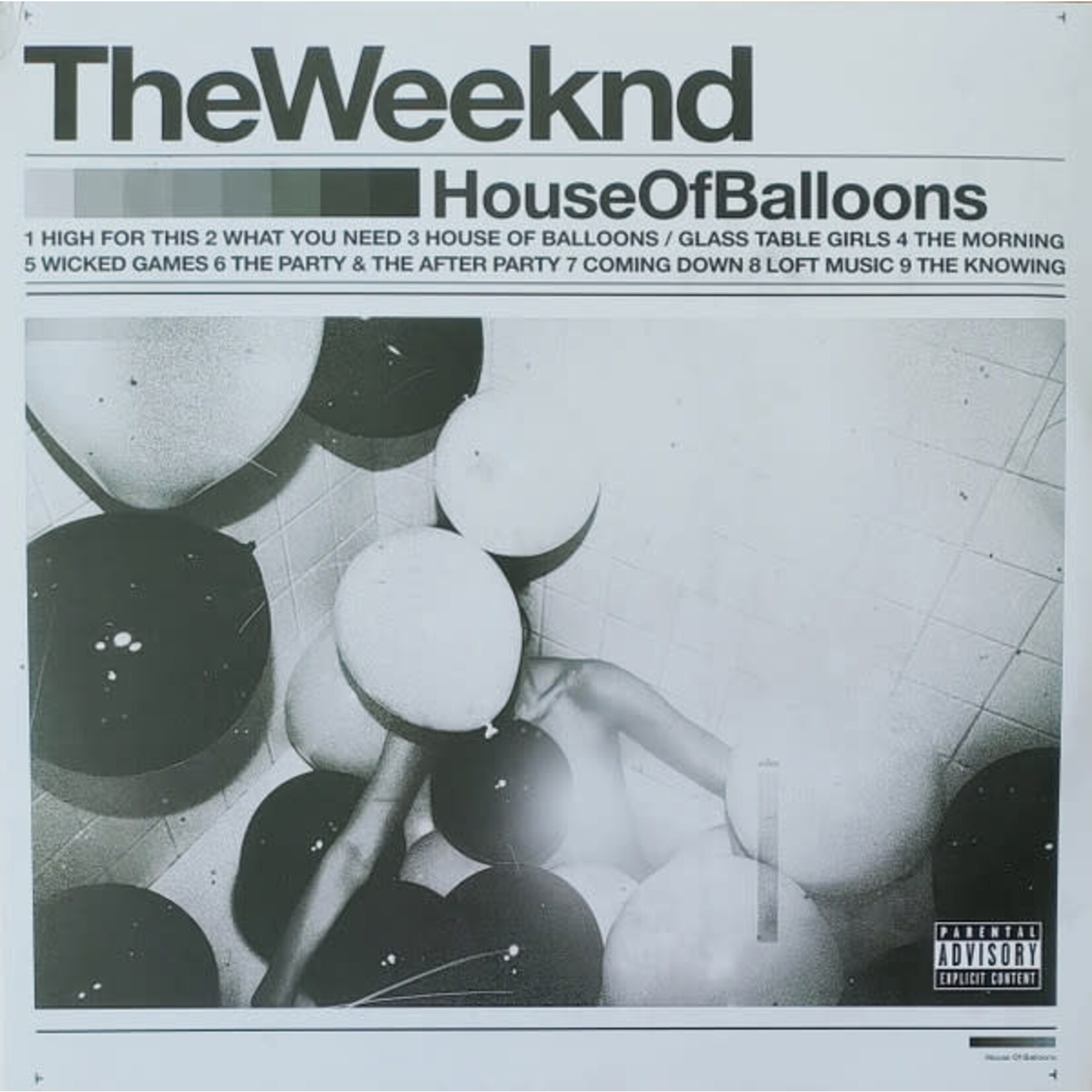 Weeknd: House of Balloons (monochrome cover) [REPUBLIC]