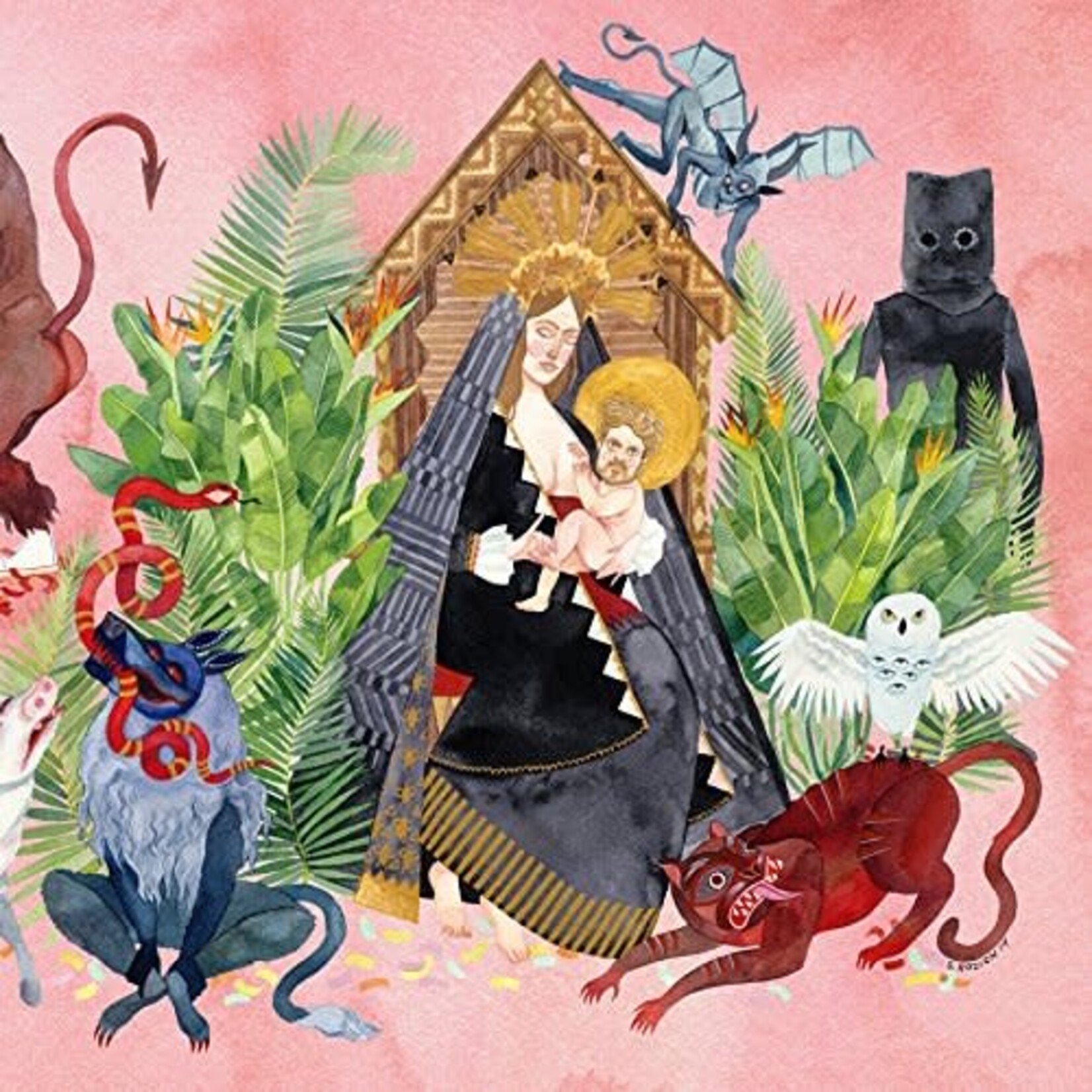 [New Vinyl] Father John Misty: I Love You, Honeybear (Canadian exclusive/Coke-bottle clear vinyl) [SUB POP]