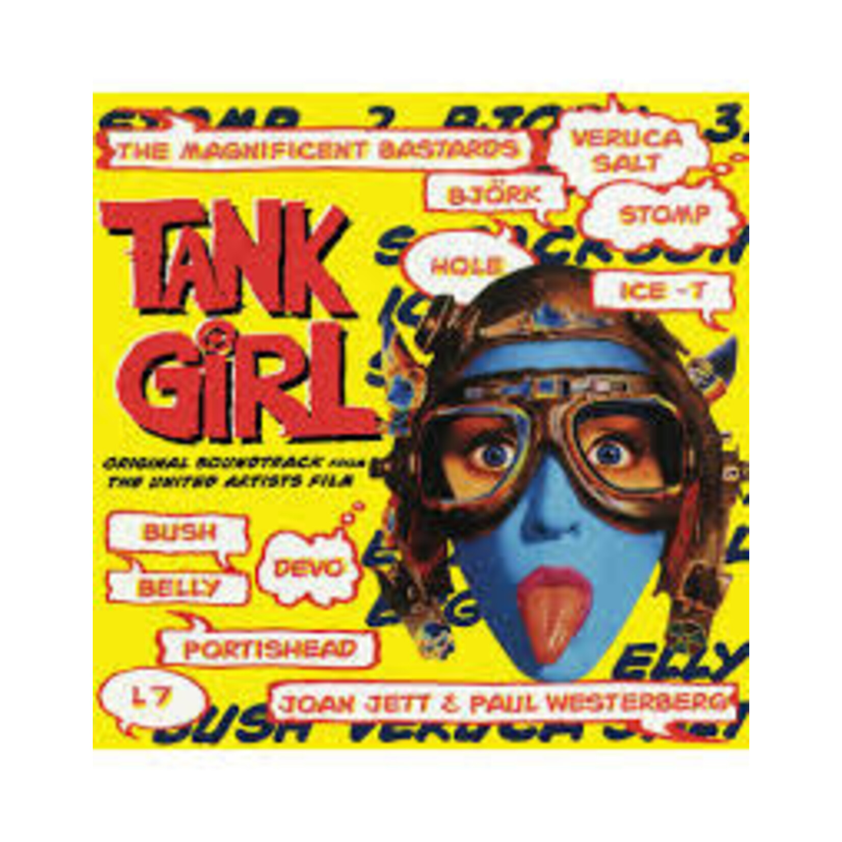 [New Vinyl] Various Artists: Tank Girl - Original Soundtrack (30th-anniversary edition/neon coral vinyl) [REAL GONE]