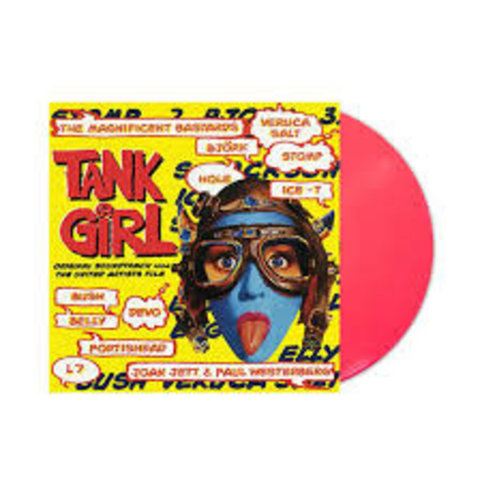 [New Vinyl] Various Artists: Tank Girl - Original Soundtrack (30th-anniversary edition/neon coral vinyl) [REAL GONE]