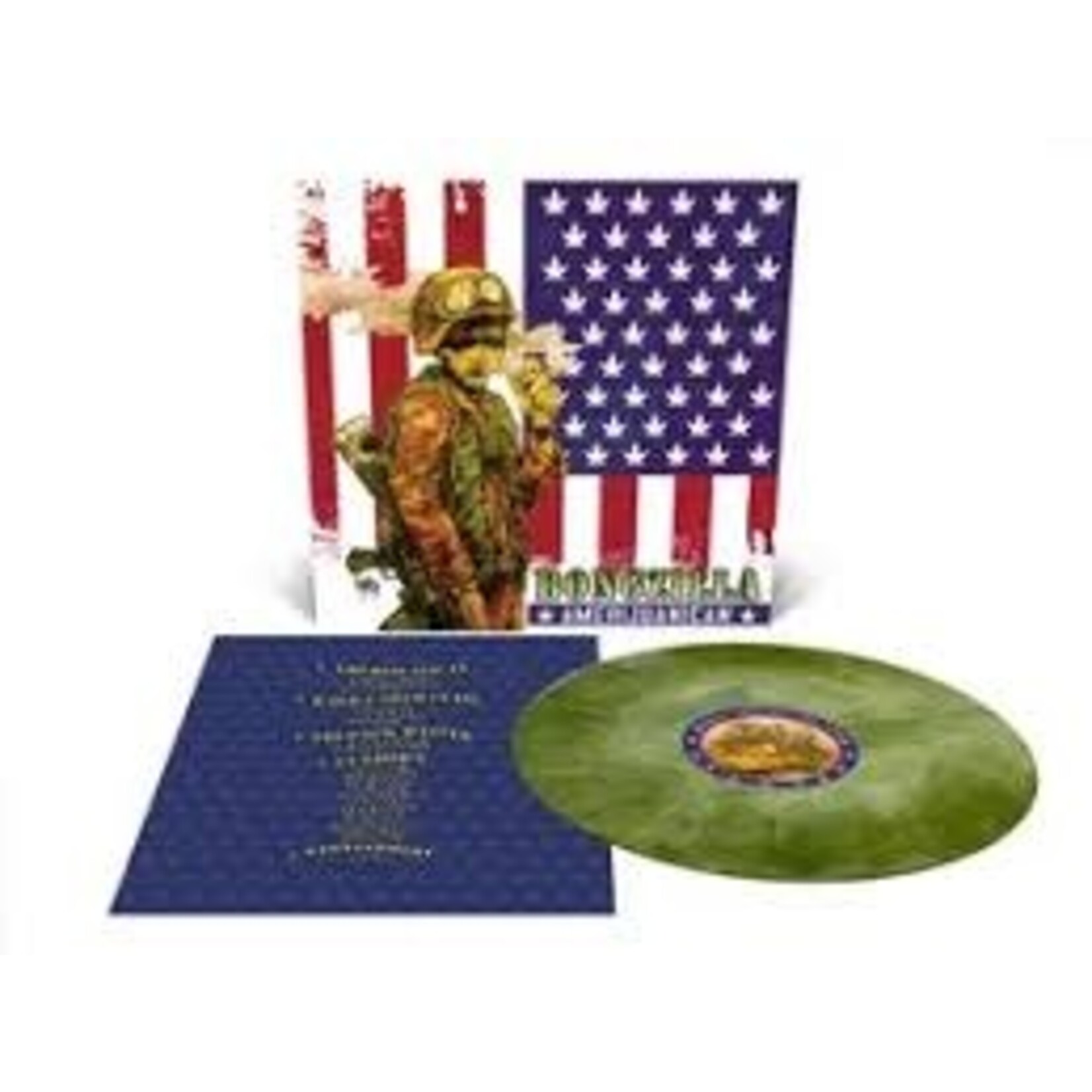 [New] Bongzilla: Amerijuanican (bone white & swamp green galaxy-effect merge vinyl) [Relapse]