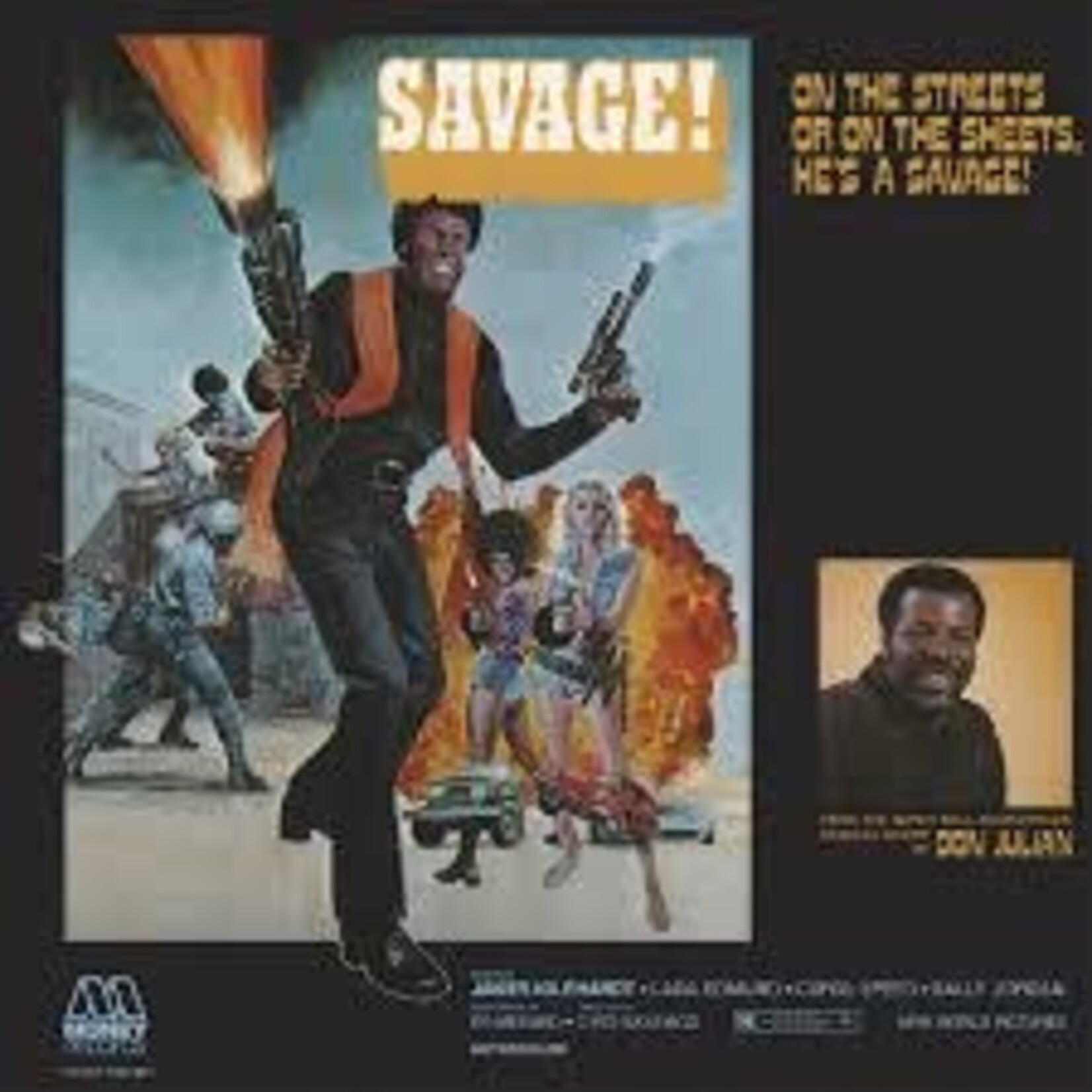 [New Vinyl] Julian, Don: Savage! Super Soul Soundtrack (blood orange vinyl) [REAL GONE MUSIC]