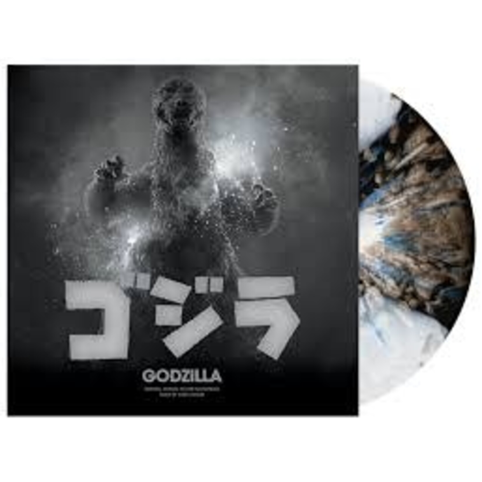 [New Vinyl] Ifukube, Akira: Godzilla O.S.T. (70th-anniversary edition/splatter vinyl) [WAXWORK RECORDS]