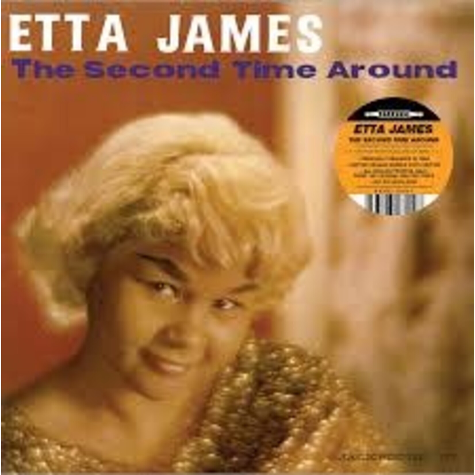 [New] James, Etta: The Second Time Around (orange marbled vinyl) [JACKPOT]