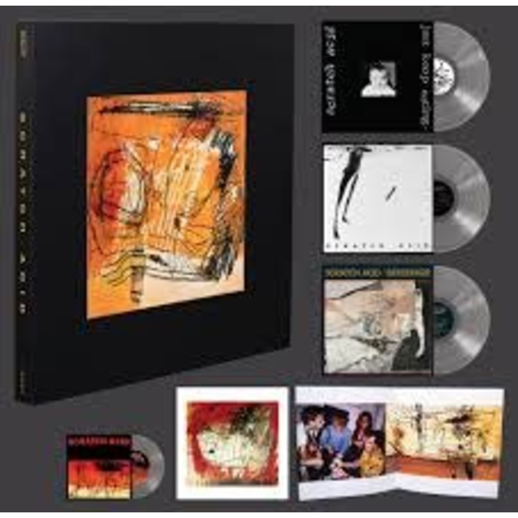 [New Vinyl] Scratch Acid: Scratch Acid Box Set (3LP + 7-inch/clear vinyl) [TOUCH & GO]