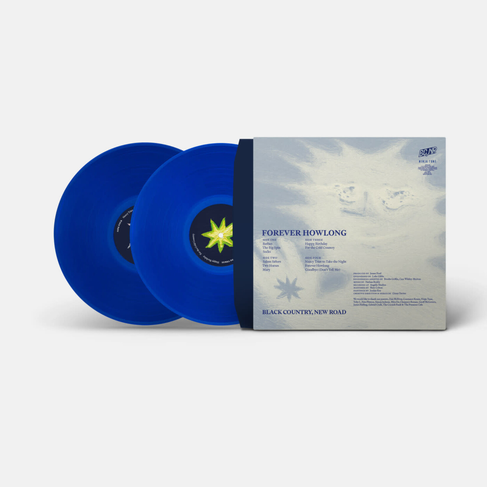 [New Vinyl] Black Country, New Road: Forever Howlong (2LP/indie exclusive/eco-jazz transparent blue 140g vinyl + 20-page booklet) [NINJA TUNE]