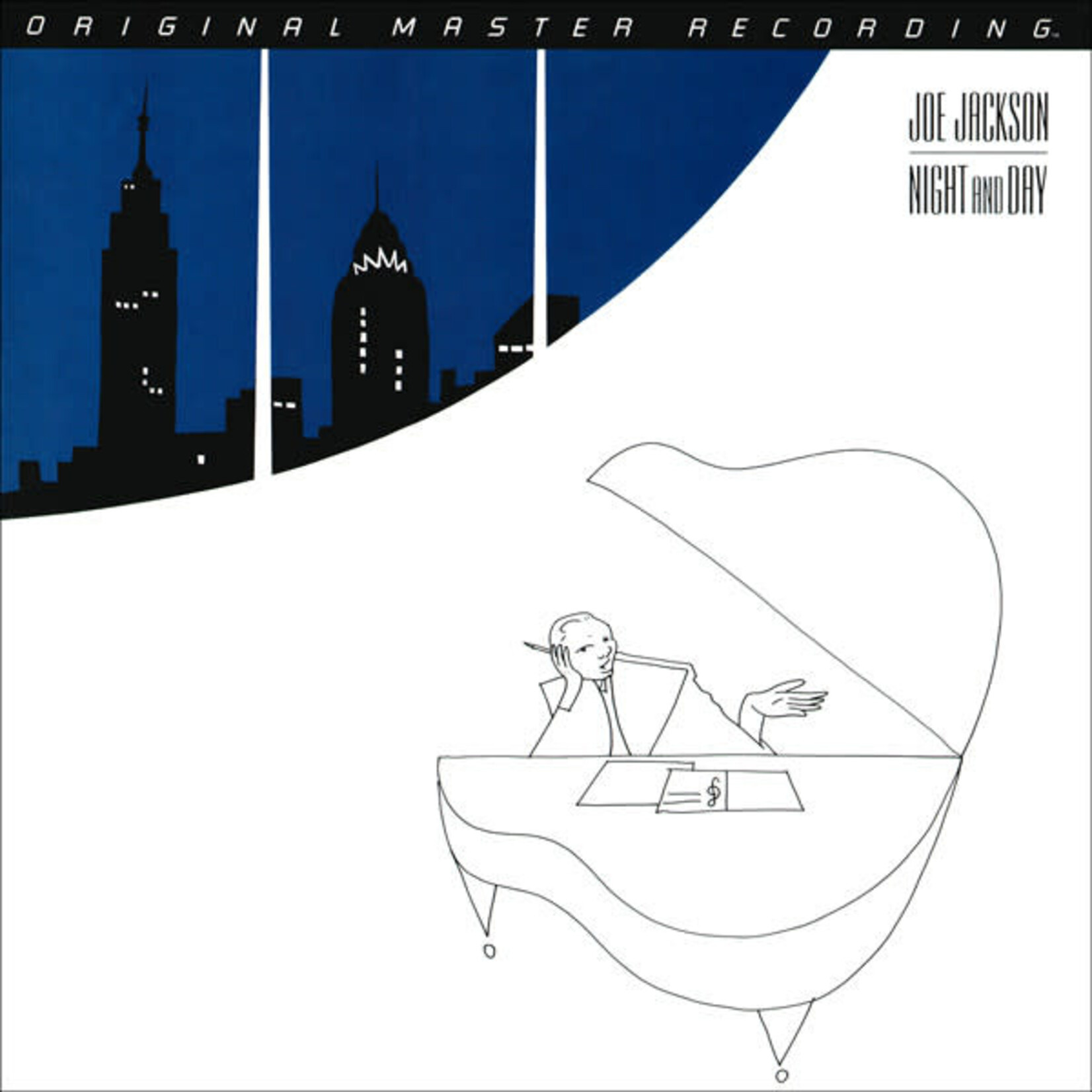 [Kollectible Vinyl] Jackson, Joe: Night and Day (1983, USA, Audiophile, EX)[MOBILE FIDELITY SOUND LAB]