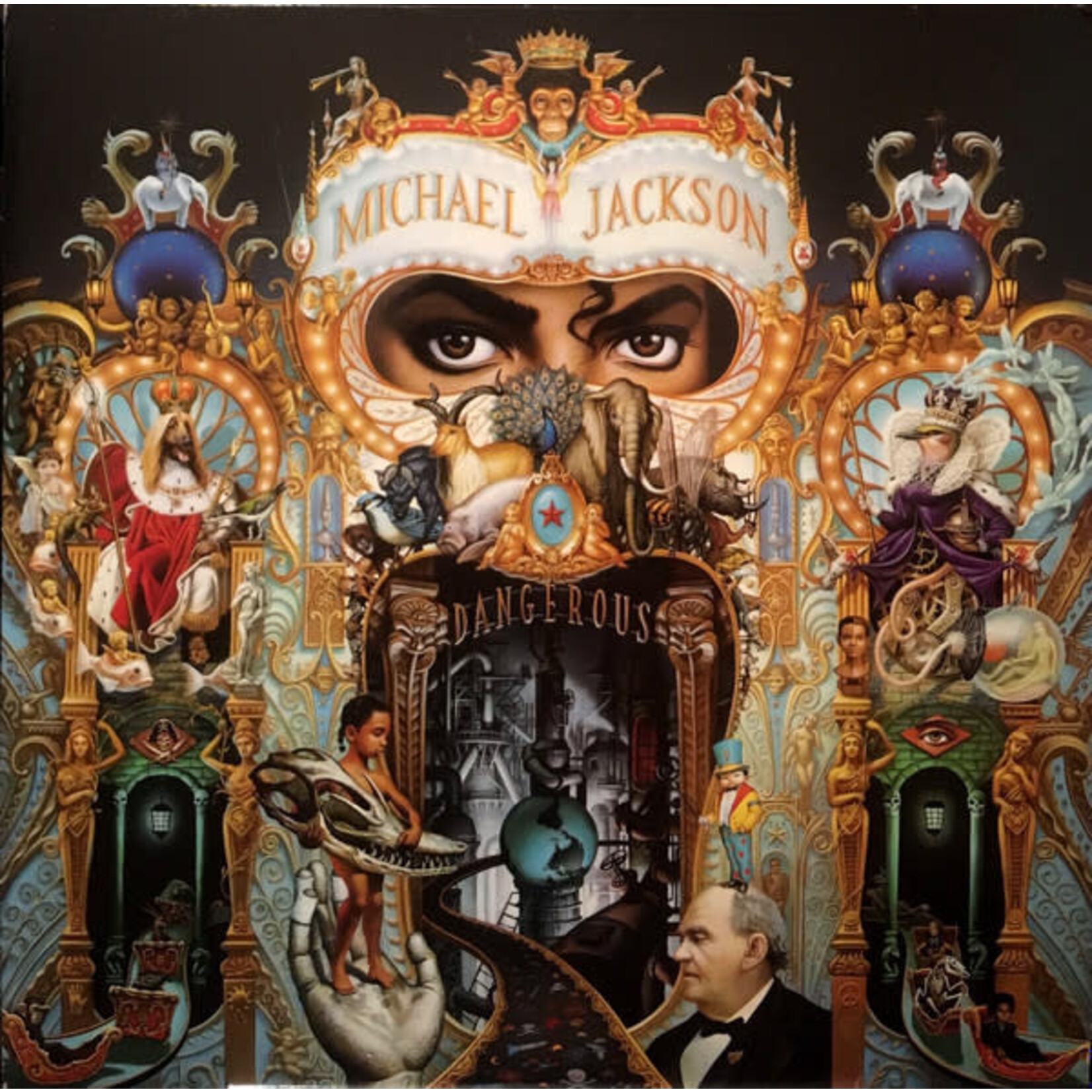 [Kollectible Vinyl] Michael Jackson: Dangerous (1991, USA, VG+) [EPIC STEREO]