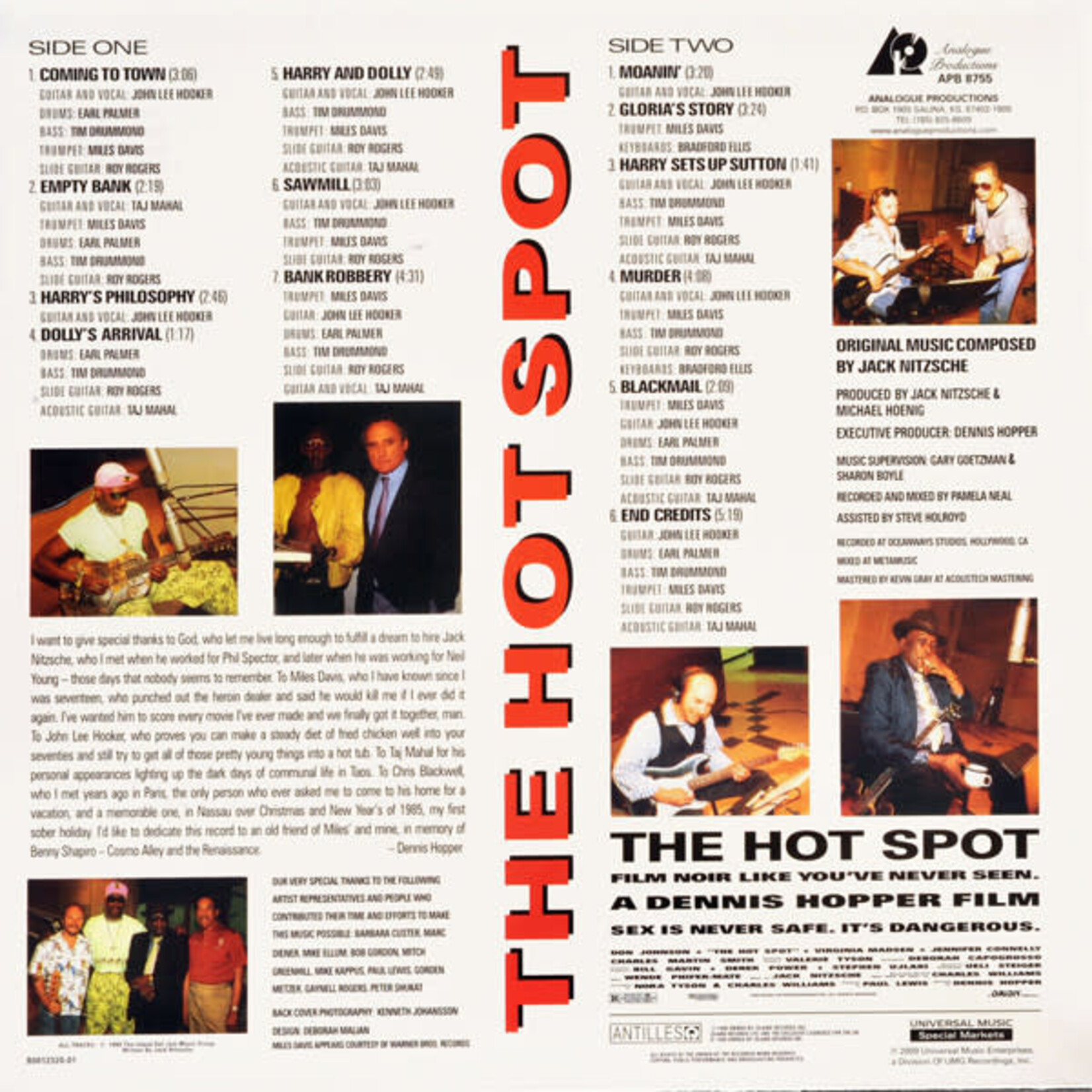 [Kollectible Vinyl] Jack Nitzsche: The Hot Spot (2001, USA, 2X12", 45, EX) [ANALOGUE]