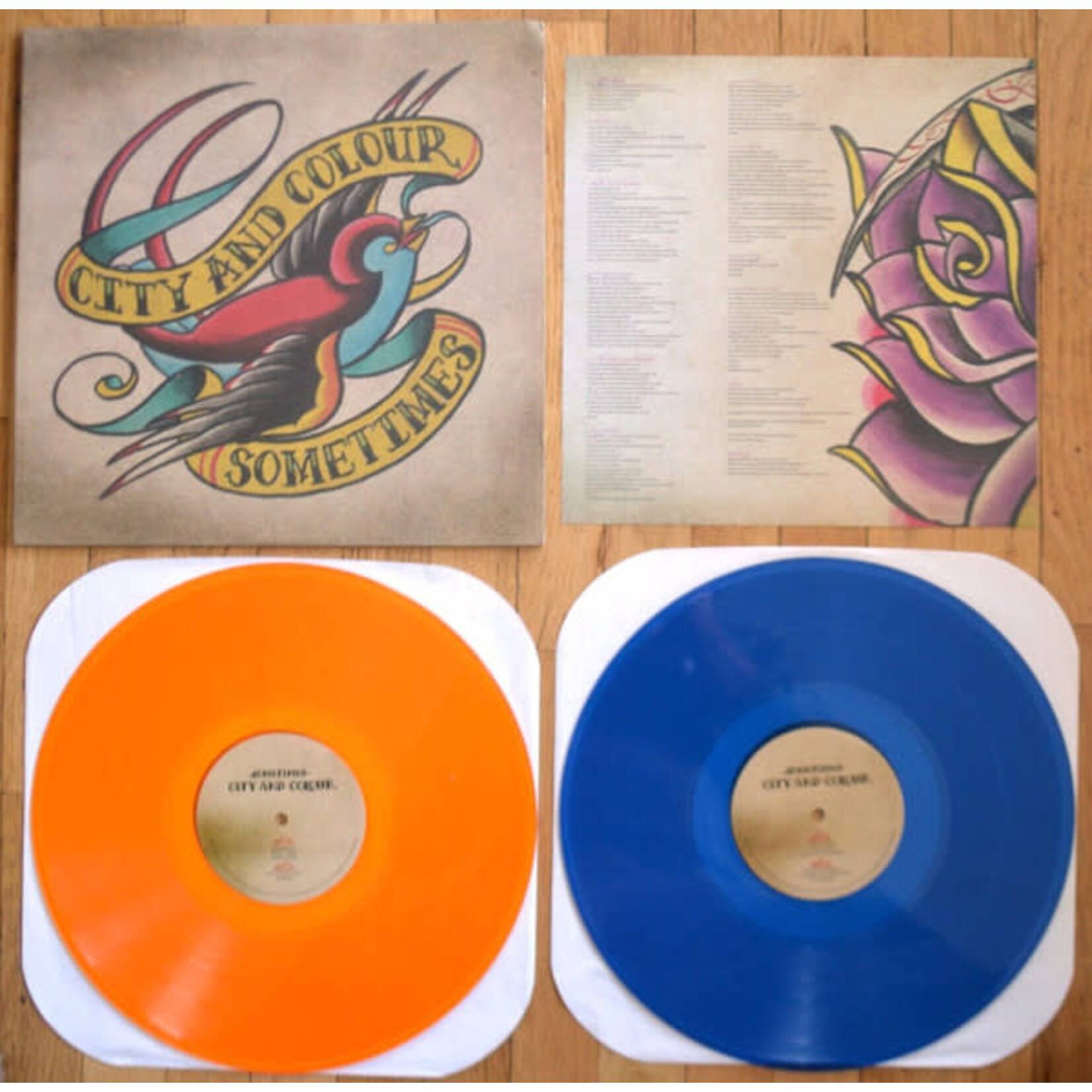 [Kollectible Vinyl] City And Colour:  Sometimes (2011, Canada, Blues + Yellow Wax, VG+) [DA033]