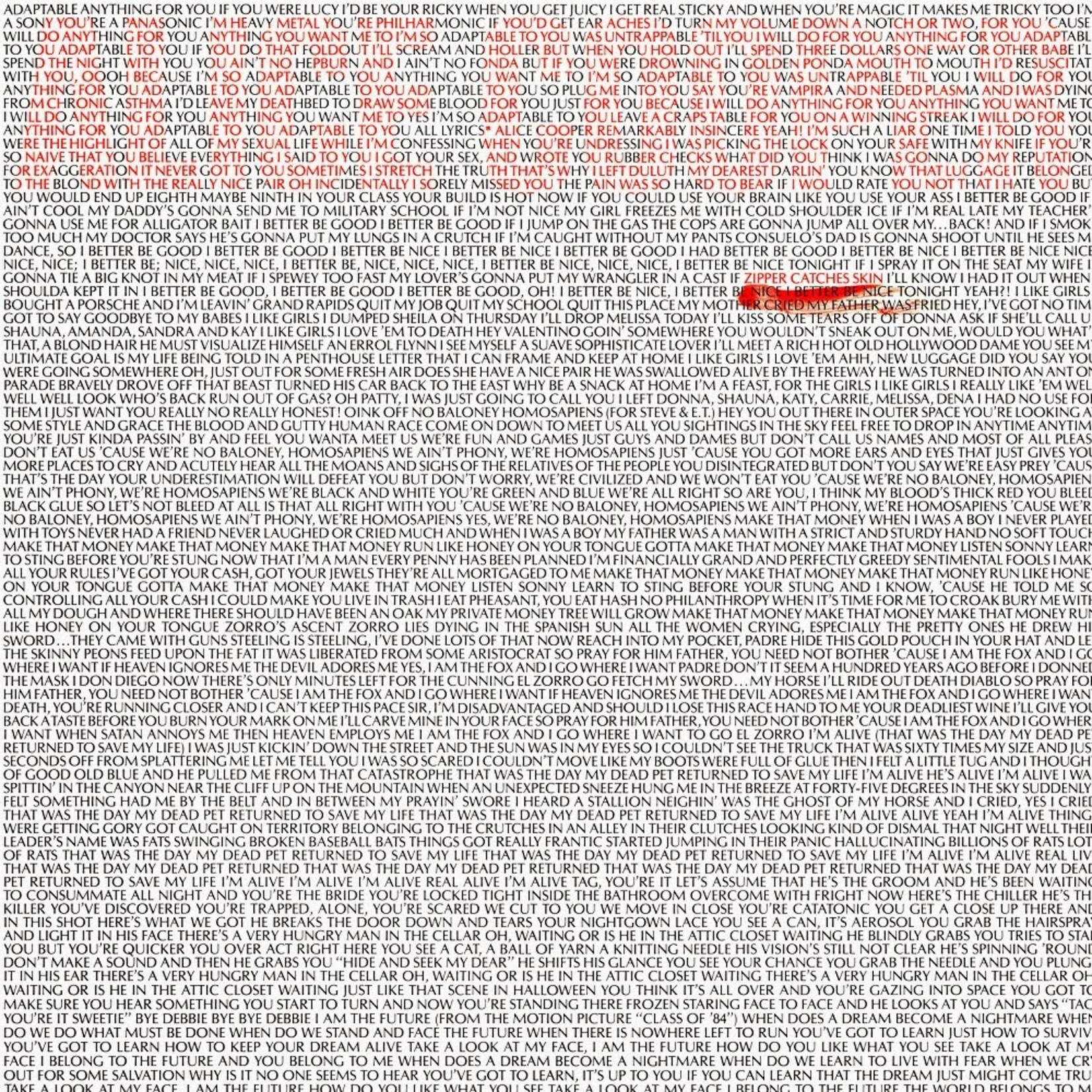 Alice Cooper - Zipper Catches Skin