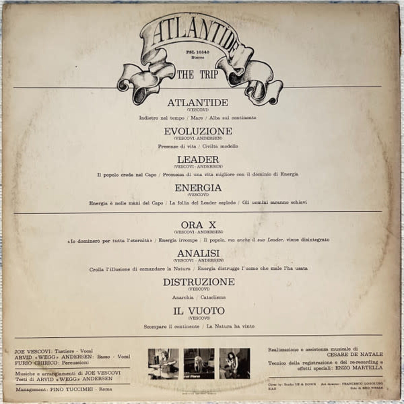 [Kollectibles] Trip, The: Atlantide (1972, Italy, VG+) [RCA]