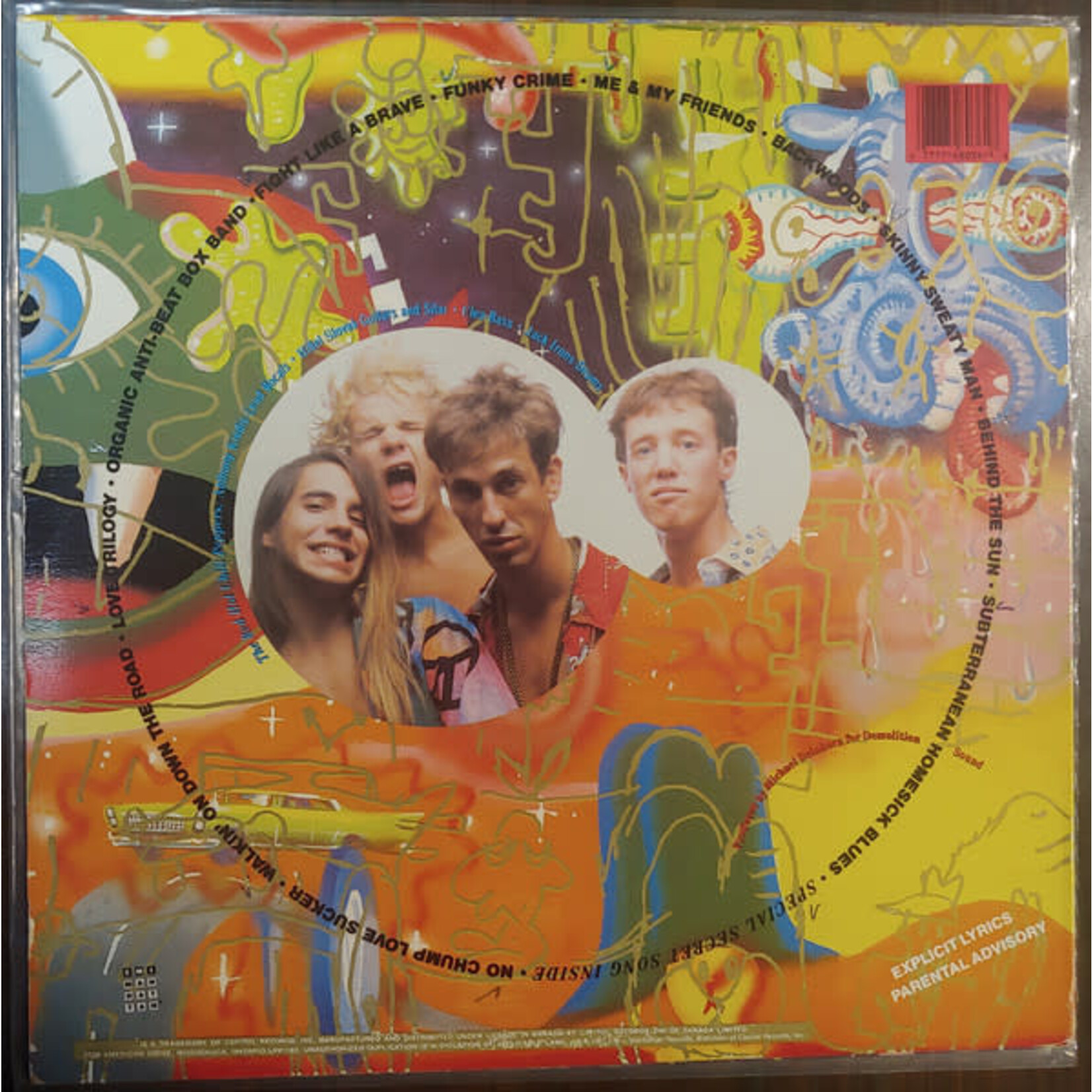 [Kollectible Vinyl] Red Hot Chili Peppers: The Uplift Mofo Party Plan [EMI] (1987, Canada, VG+)