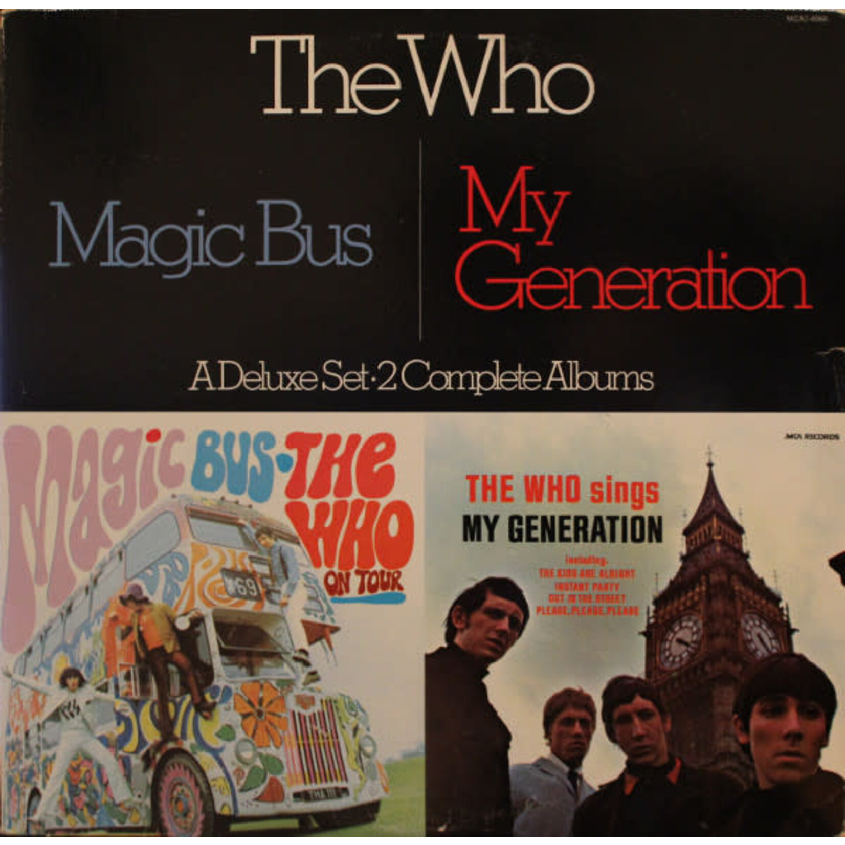 [Kollectibles] Who: Magic Bus/The Who Sings My Generation [MCA] (Mid 70s, USA, Sealed)