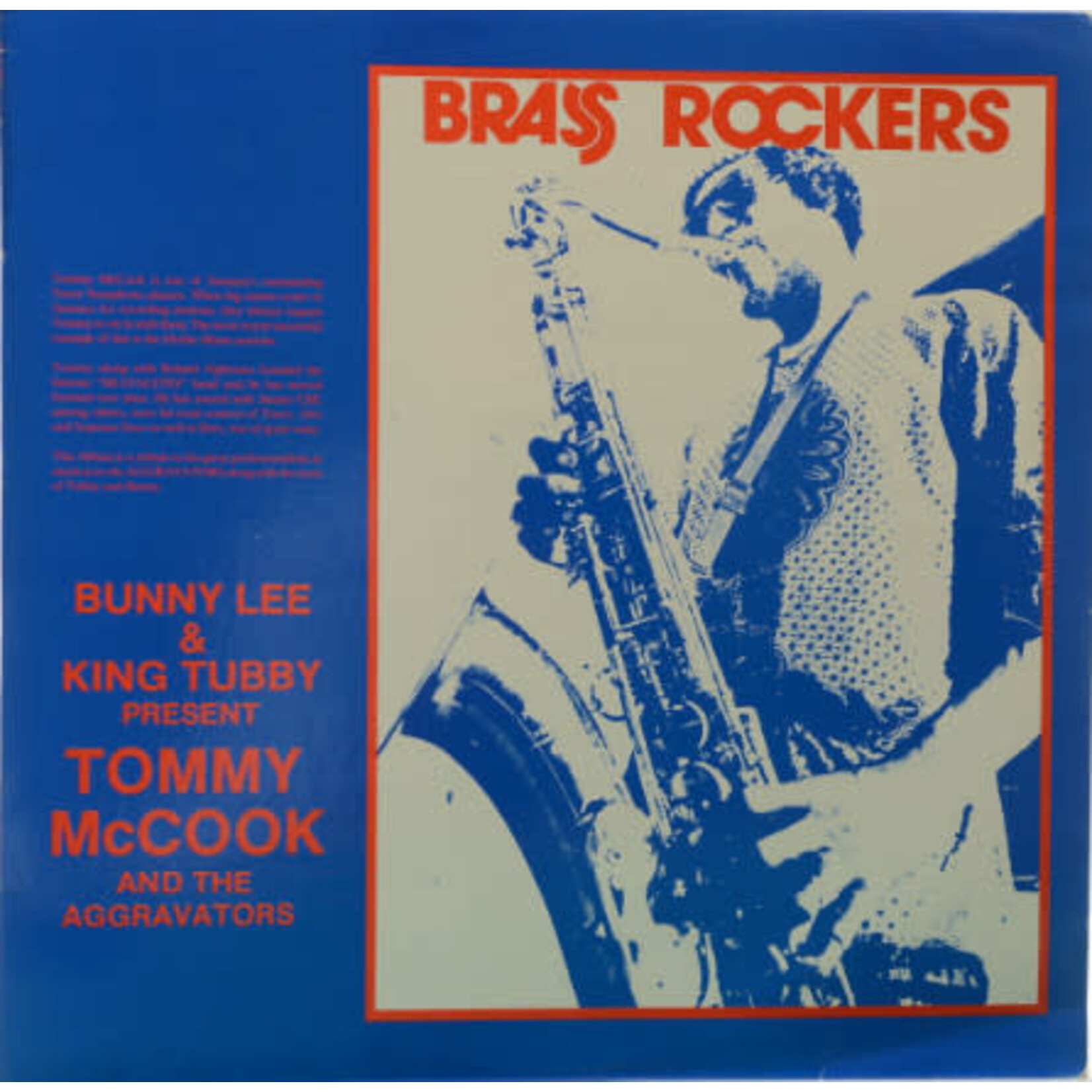 [Kollectible Vinyl] Bunny Lee & King Tubby Present Tommy McCook And The Aggrovators : Brass Rockers (1975, Jamaica, VG+) [TOTAL SOUNDS]