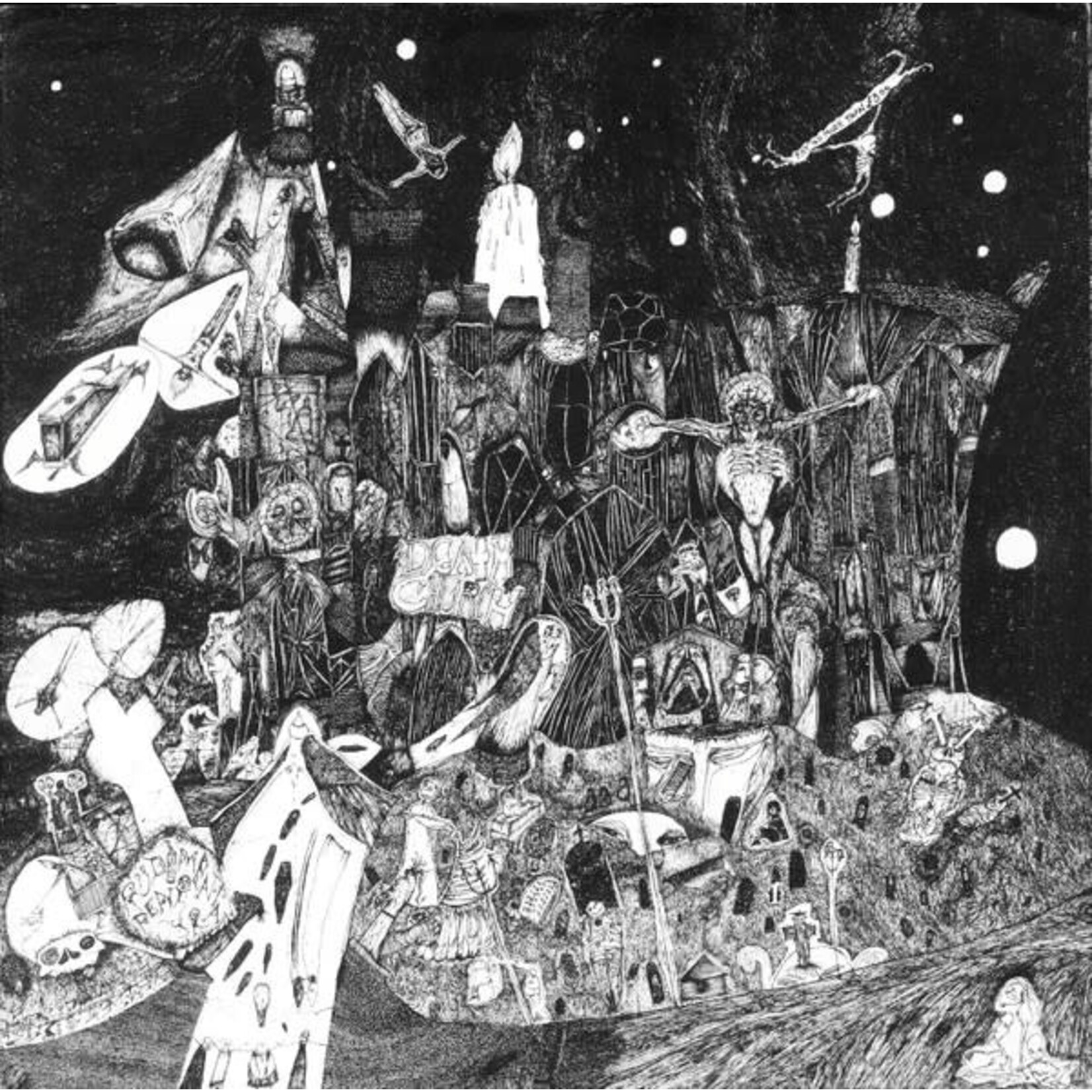 [Kollectible Vinyl] Rudimentary Peni: Death Church (1987, UK, Foldout Outer) [CORPUS CHRISTI]