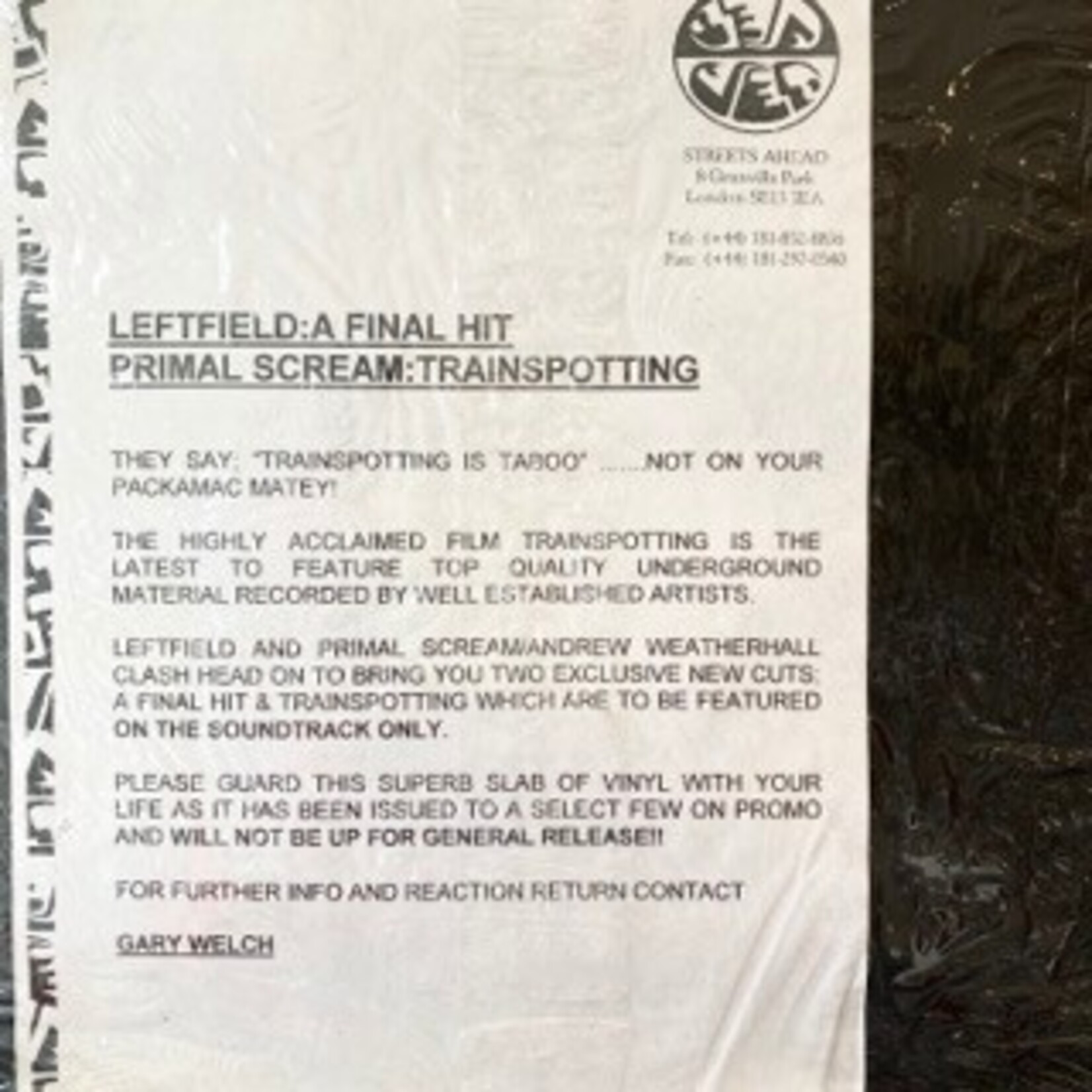 [Kollectible Vinyl] Various: Trainspotting  (1996, UK, VG+) [EMI]