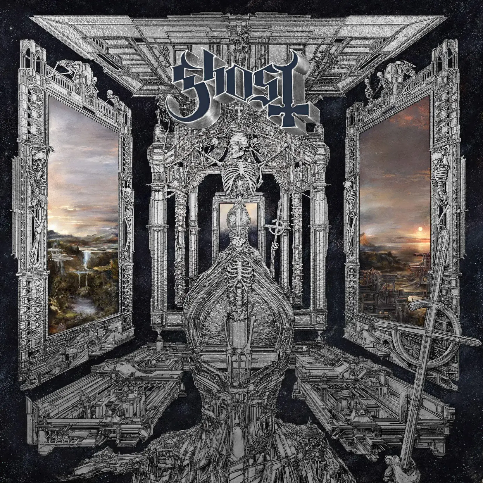 [New] Ghost B.C: Skeleta (standard black vinyl w/ collectible Papa V overlay) [LOMA VISTA]
