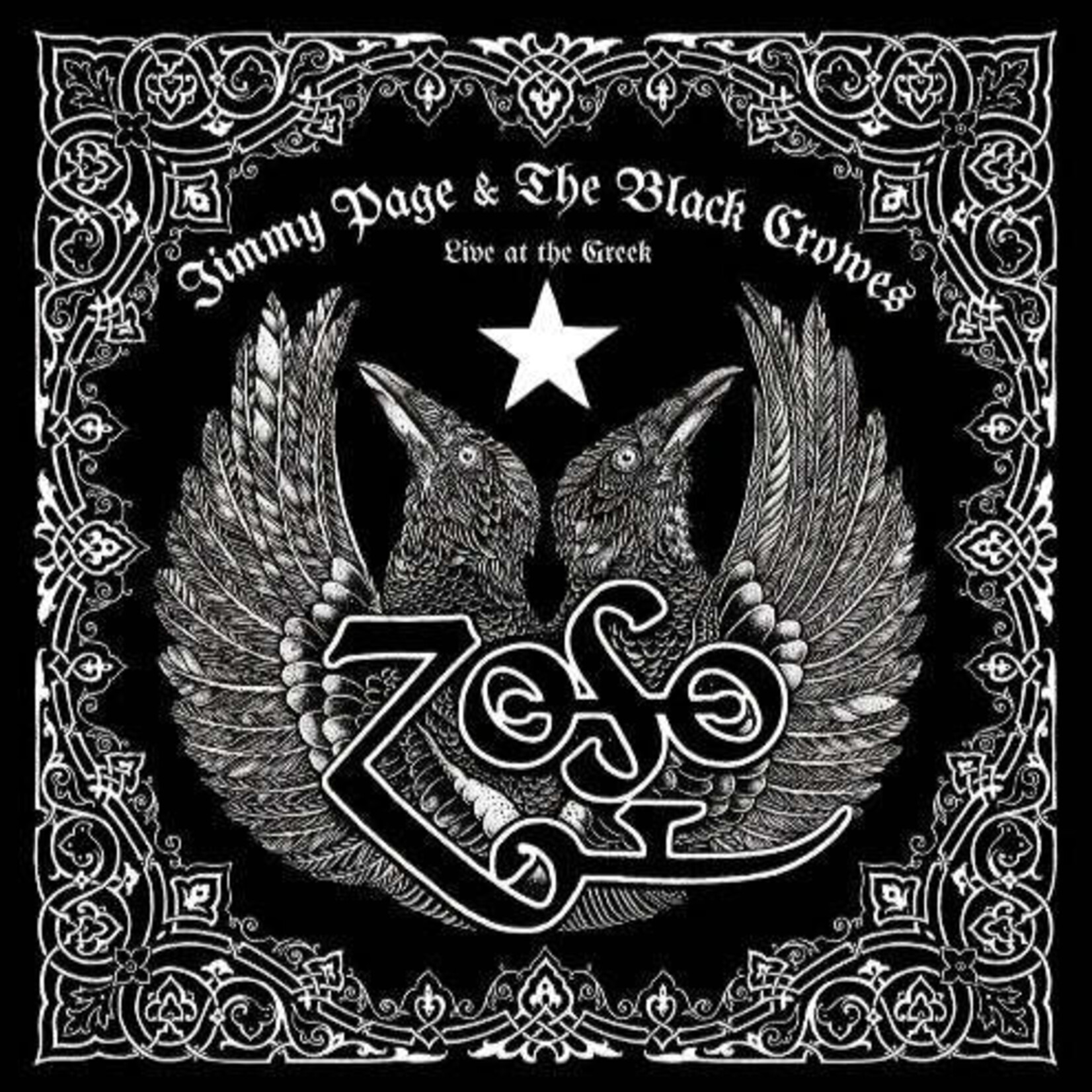 [New Vinyl] Page, Jimmy & The Black Crowes: Live At The Greek (Led Zeppelin) (Black Vinyl) [The Black Crowes Partnership; Classicberry Ltd]