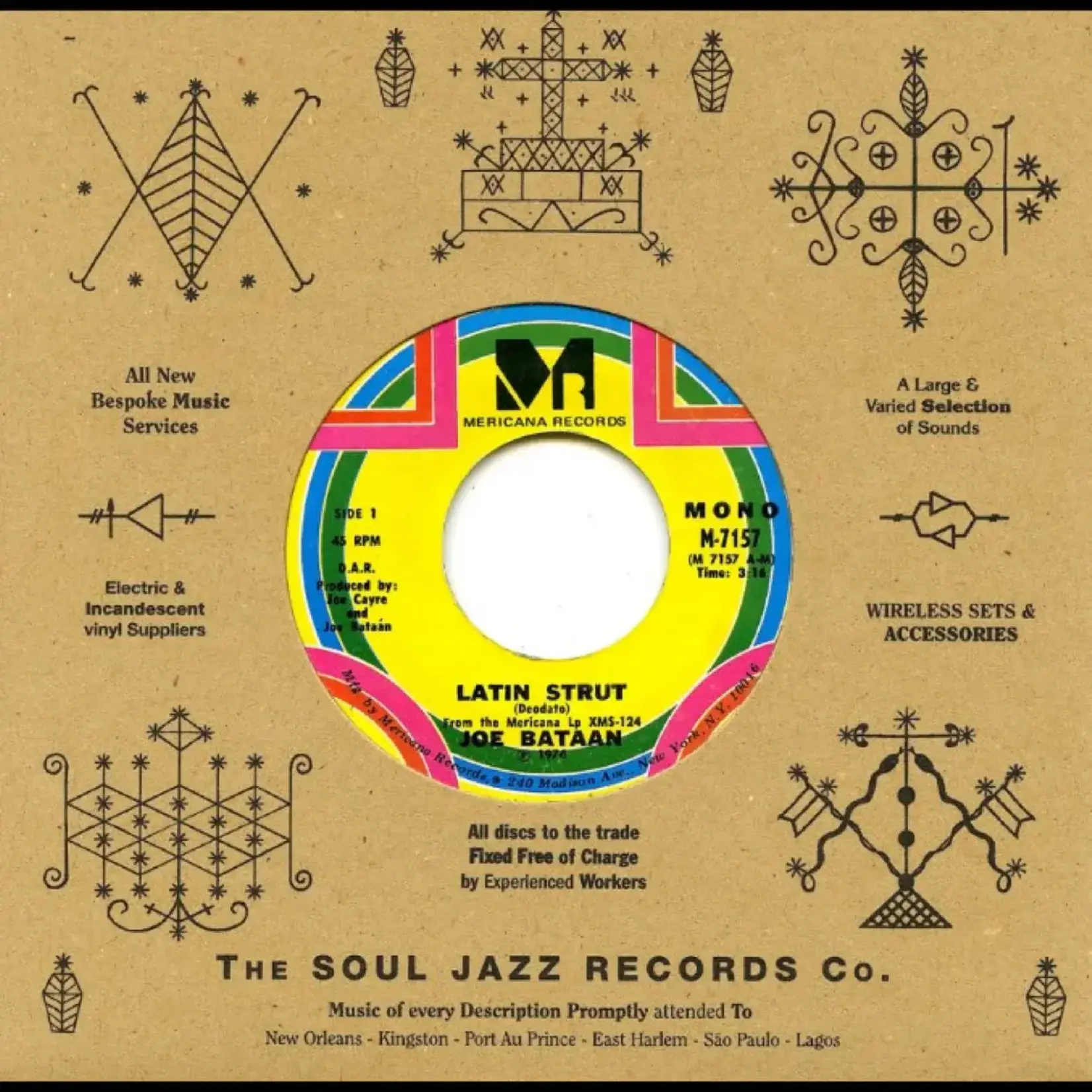 [New Vinyl] Bataan, Joe: Latin Strut [SOUL JAZZ RECORDS]