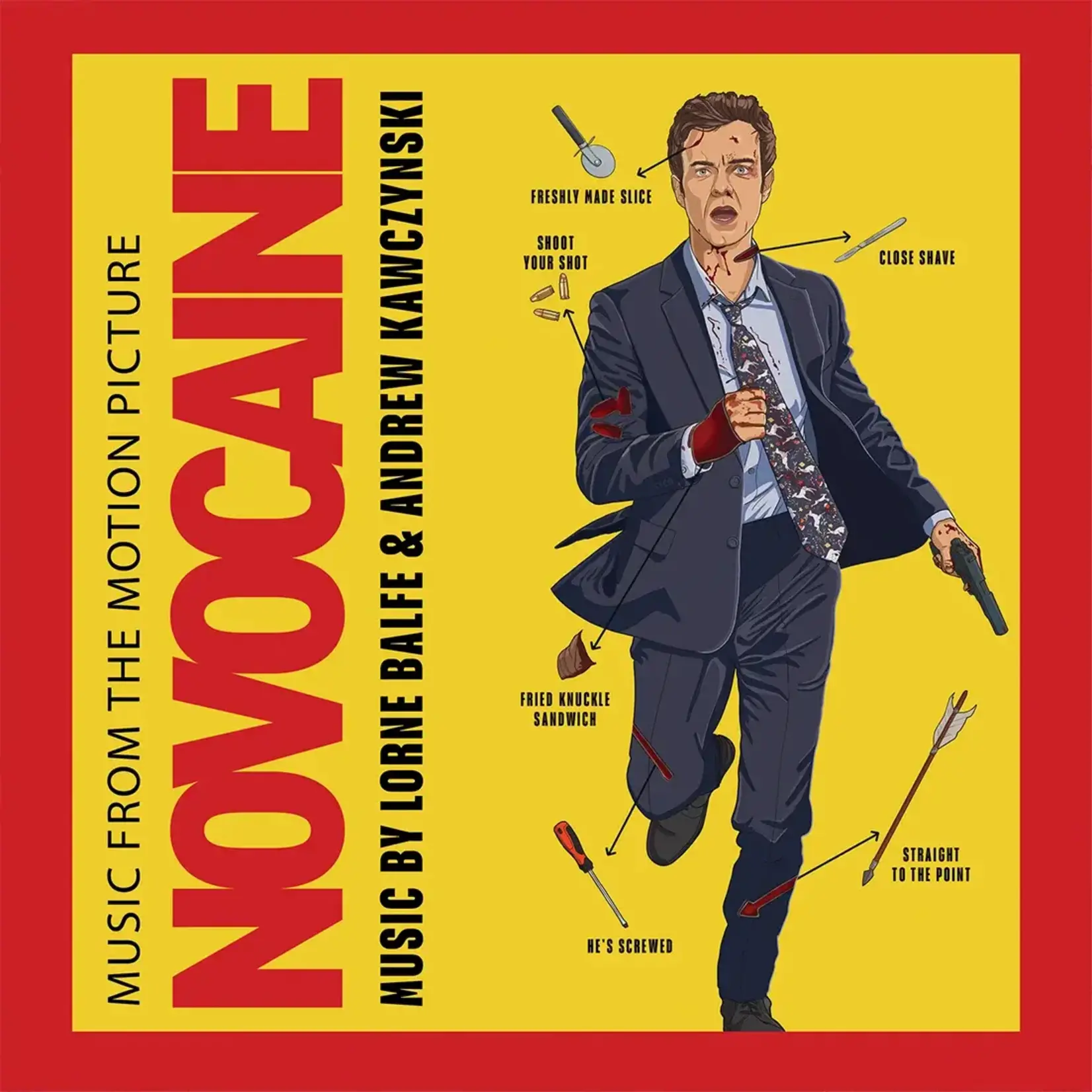 [New Vinyl] soundtrack: Novocaine (Lorne Bafle/Andrew Kawczynski score) [ENJOY THE RIDE]