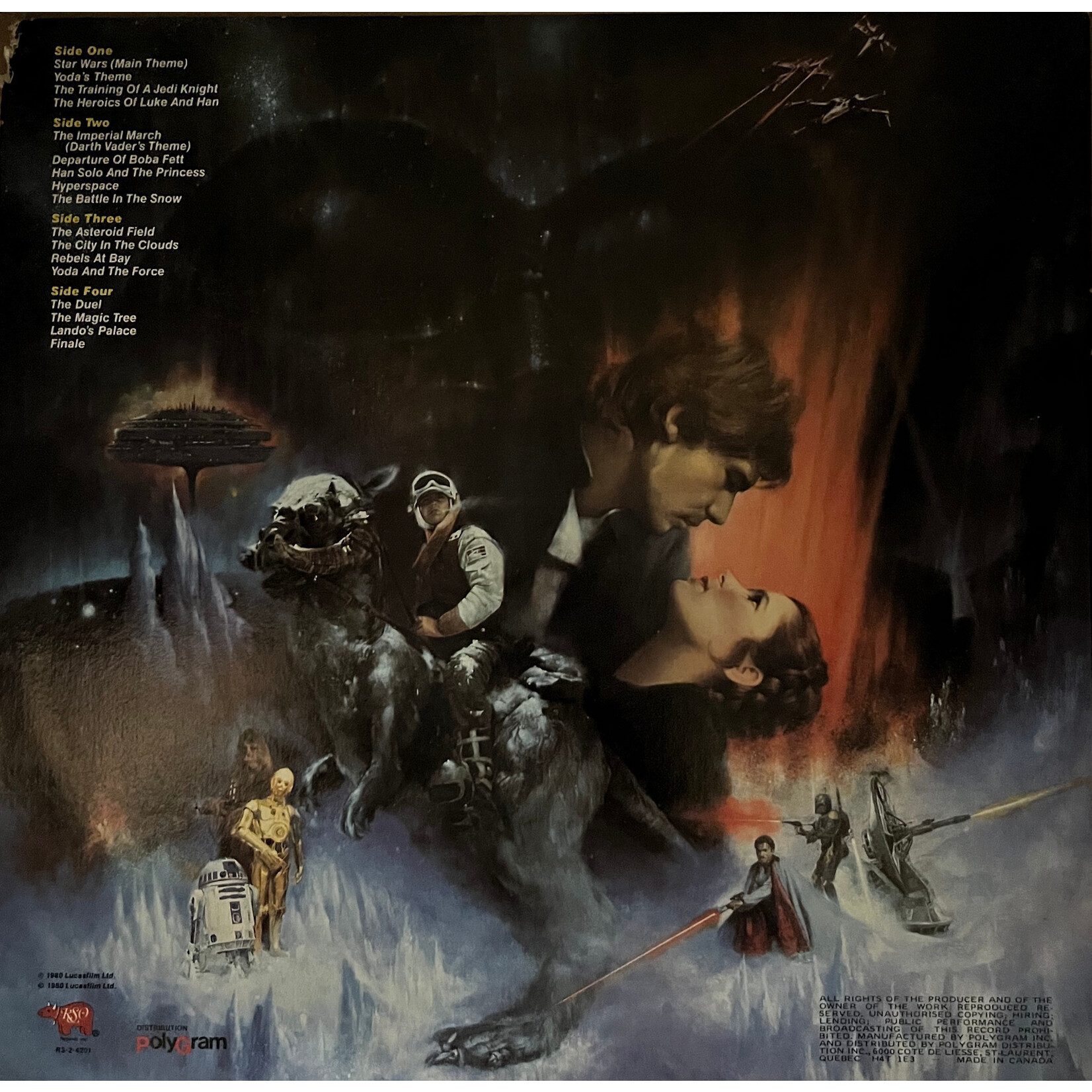 [Nick's Disk Pics] Williams, John: Star Wars The Empire Strikes Back (soundtrack) (1980, Canada, w/ Booklet, VG+) [RSO]