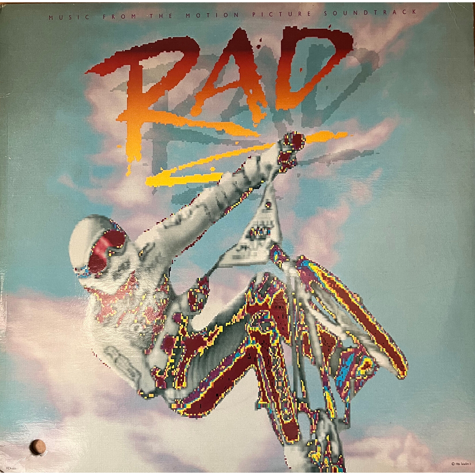[Nick's Disk Pics] Various Artists: RAD (soundtrack) (1986, USA, VG+) [CURB]