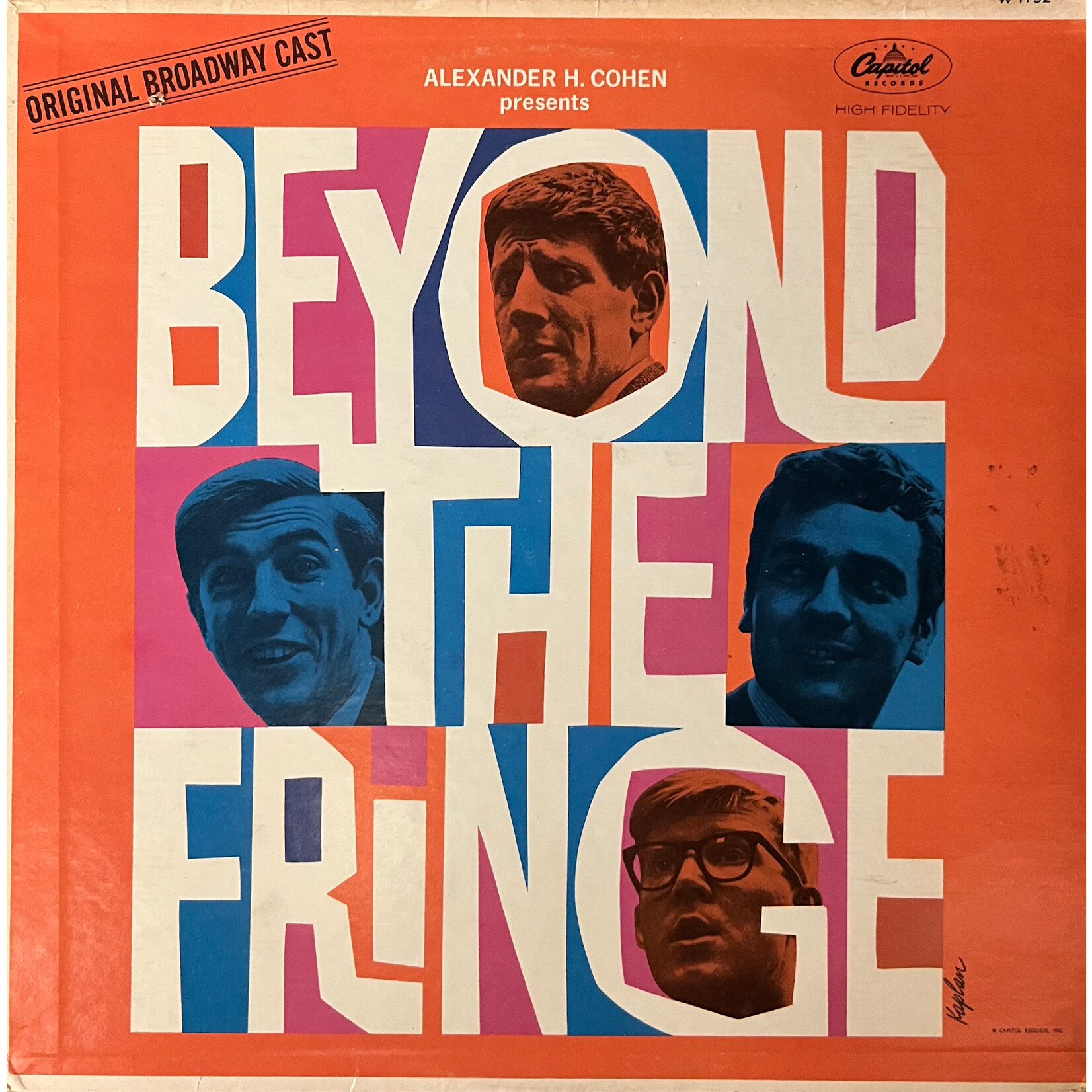 [Nick's Disk Pics] Various Artists: Beyond The Fringe(original broadway cast)(1962, Canada, VG+) [CAPITOL]