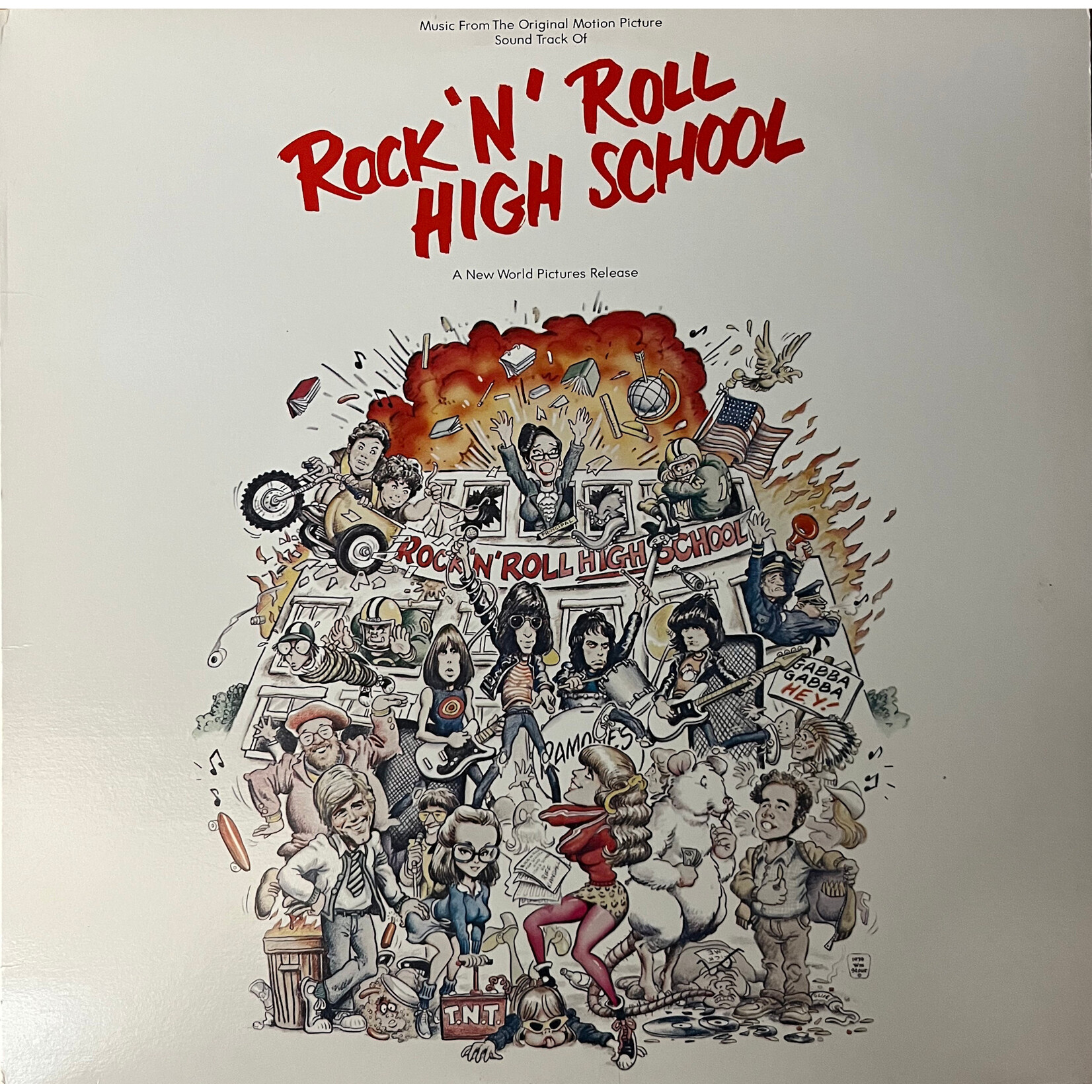 [Nick's Disk Pics] Various Artists: Rock 'N' Roll High School (soundtrack) (1979, USA, Promo, VG+)[SIRE]